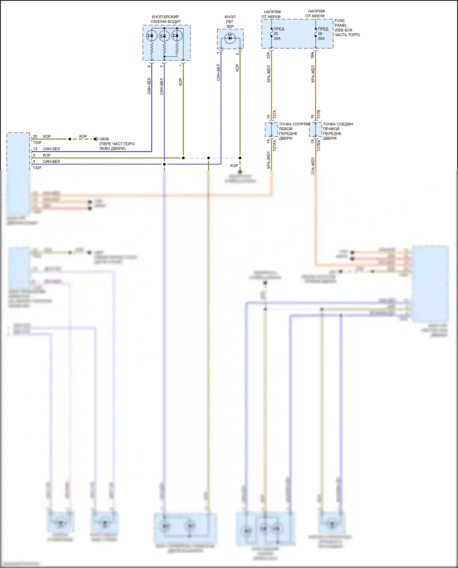 TT Audi 8S рестайлинг (2018-2024): Электросхема подсветки приборной панели (3 из 3) 