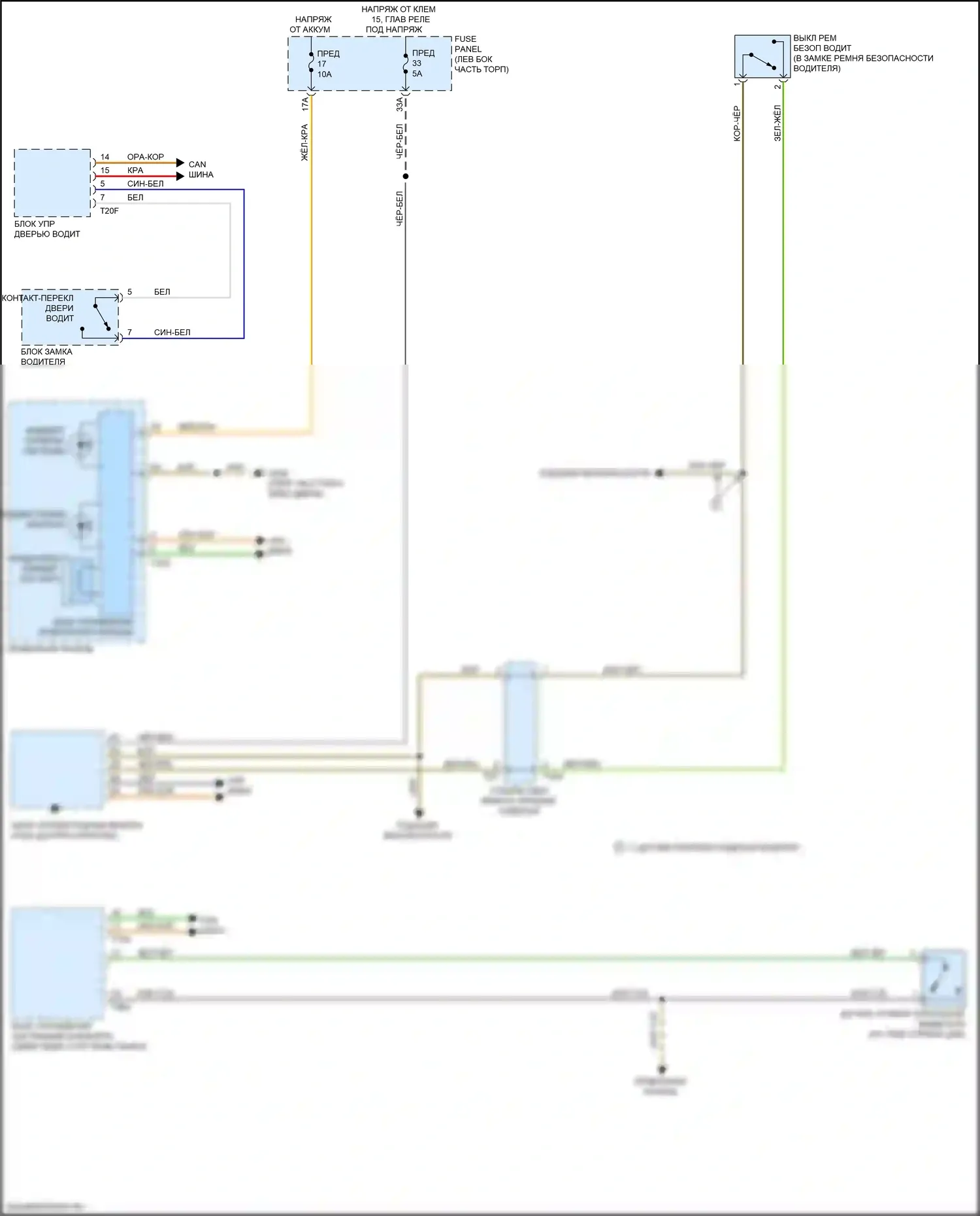 TT Audi 8S рестайлинг (2018-2024): Электросхема зуммера 