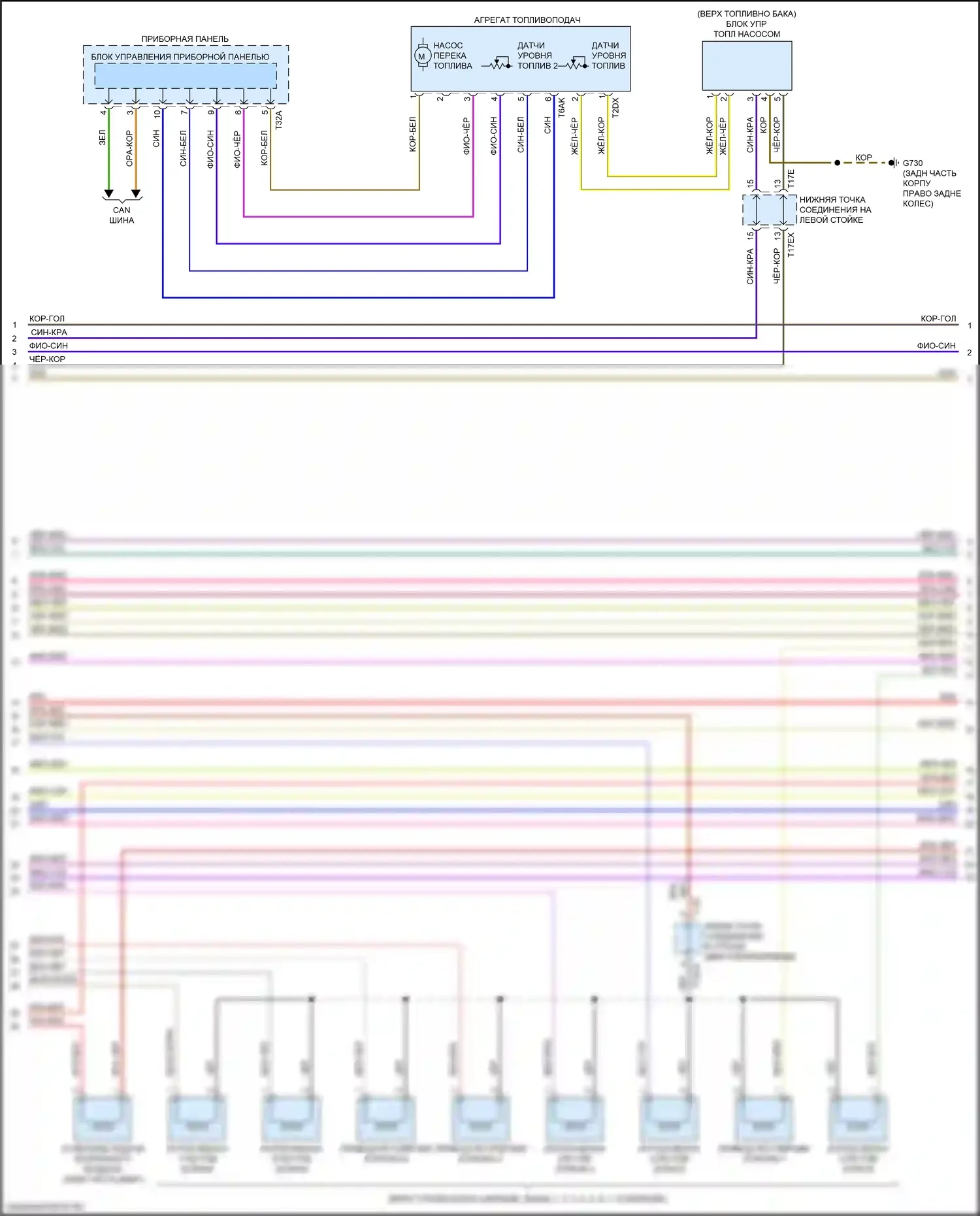TTS Audi 8S рестайлинг (2018-2024): Электросхема двигателя 2.0л турбо, дха (7 из 8) 