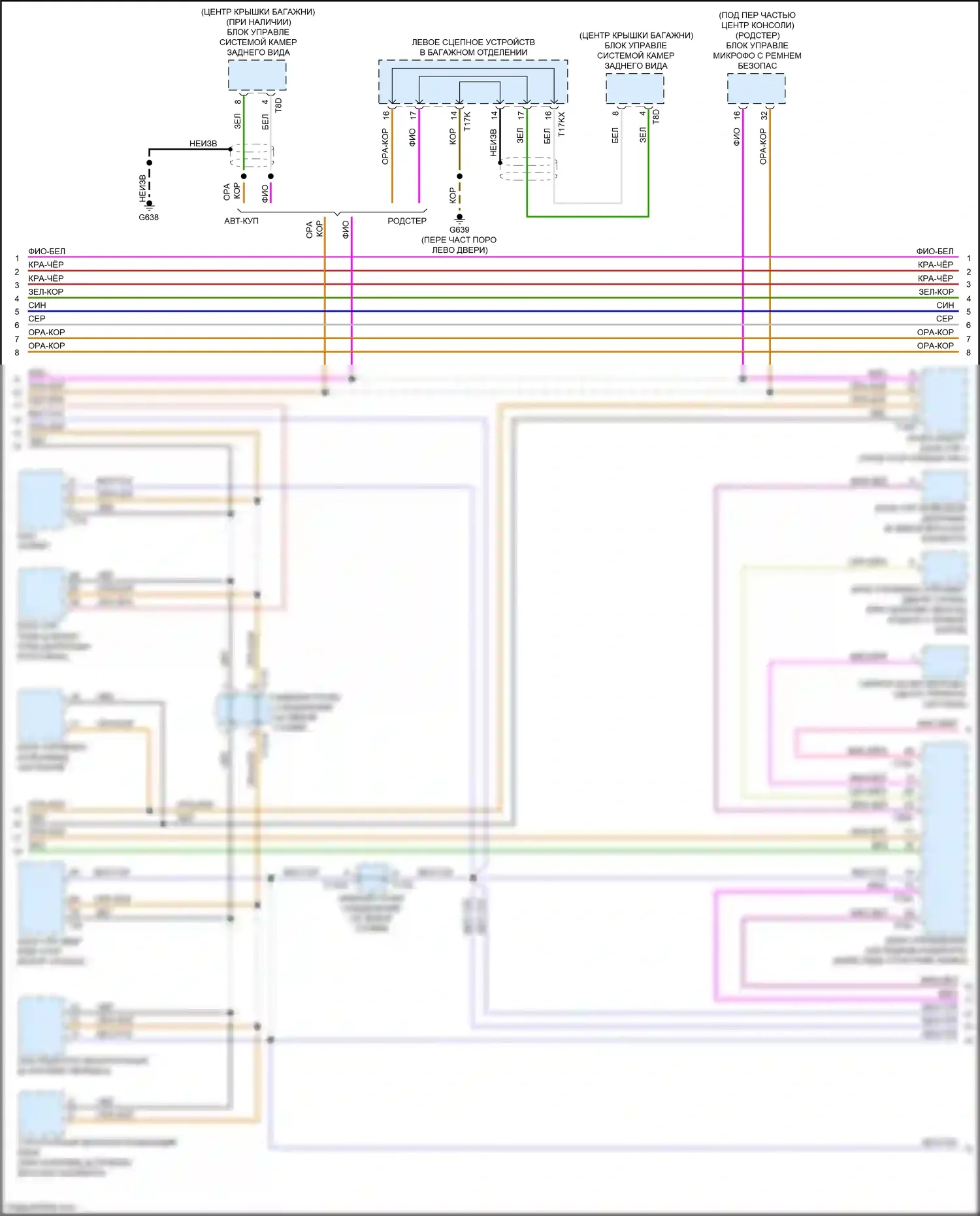 TTS Audi 8S (2014-2018): Can шина электросхема (2 из 4) 