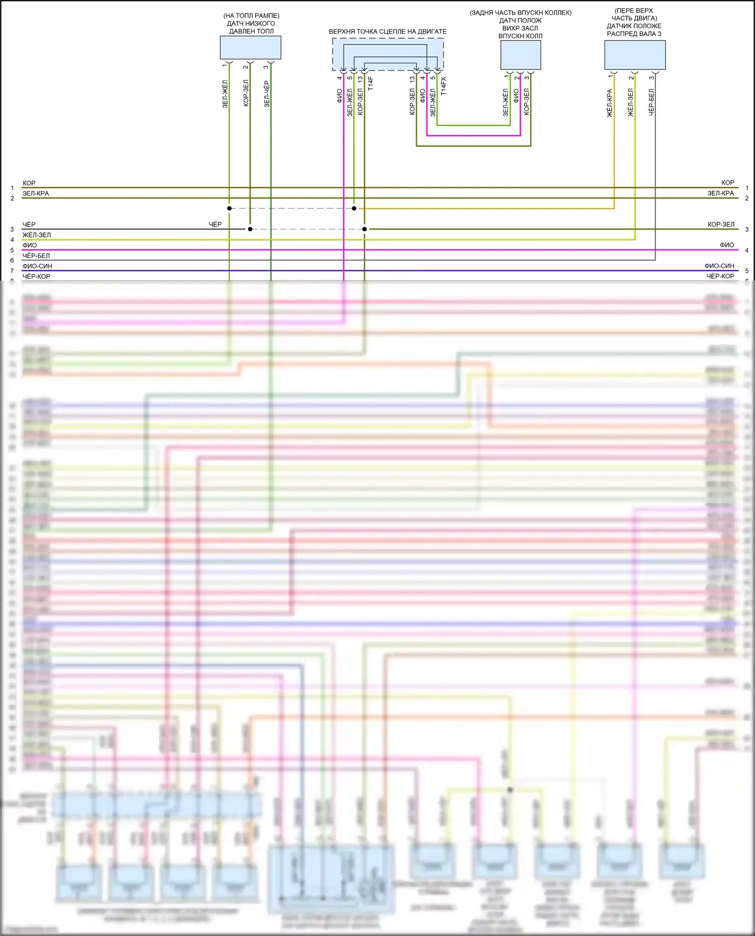 TTS Audi 8S (2014-2018): Электросхема двигателя 2.0л турбо, cntc (5 из 8) 