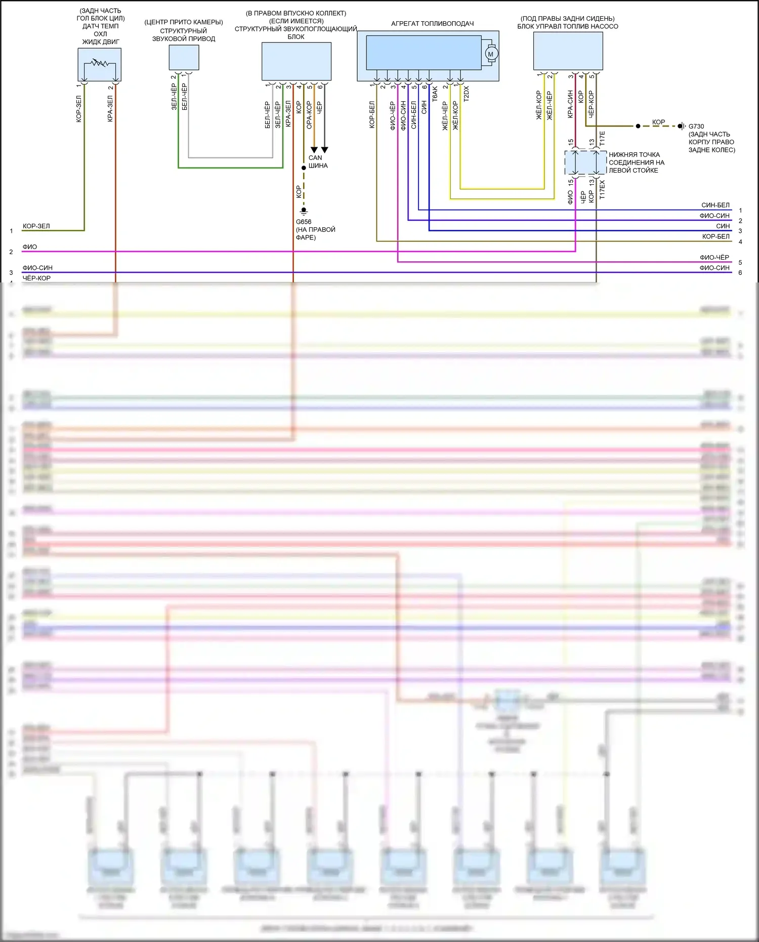 TTS Audi 8S (2014-2018): Электросхема двигателя 2.0л турбо, cntc (7 из 8) 