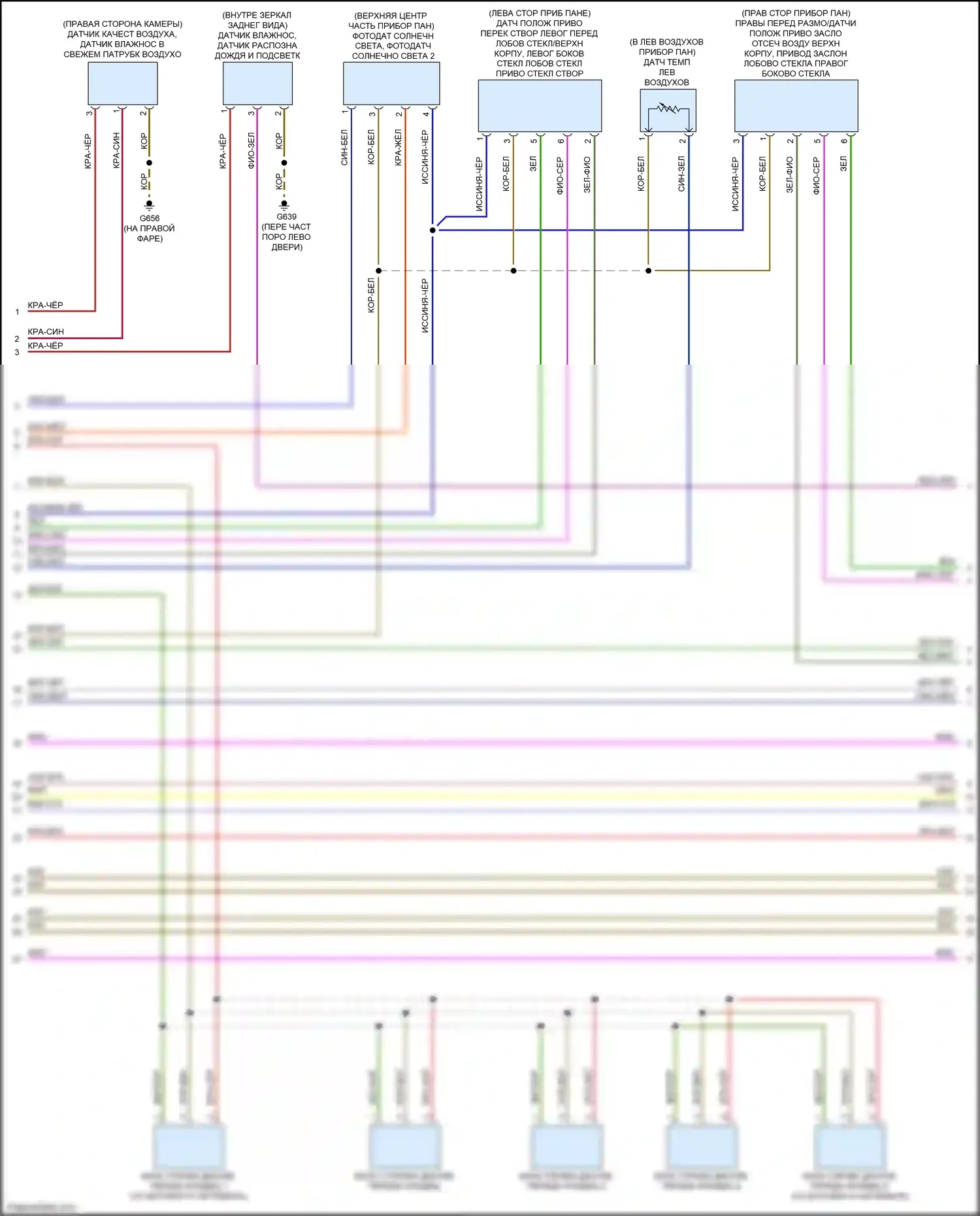 TTS Audi 8S (2014-2018): Электросхема климат контроля (2 из 4) 