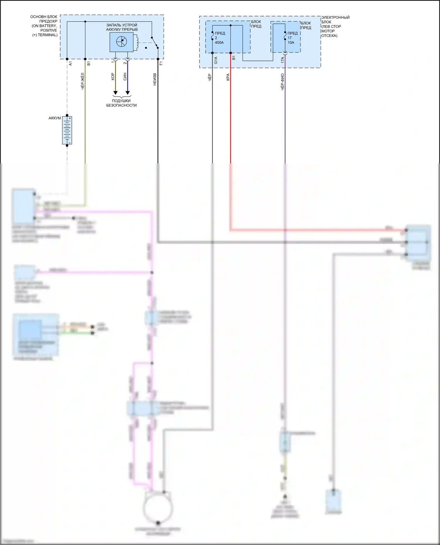 TTS Audi 8S (2014-2018): Электросхема генератора 