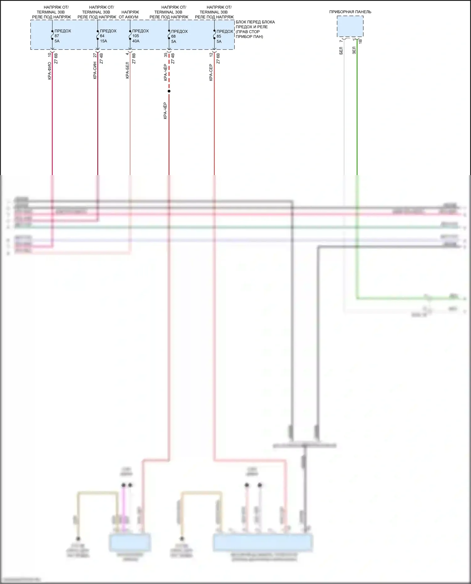 2 серия Gran Coupe BMW F44 (2019-2024): Электросхема аудиоблока приемника, высокий уровень (2 из 6) 