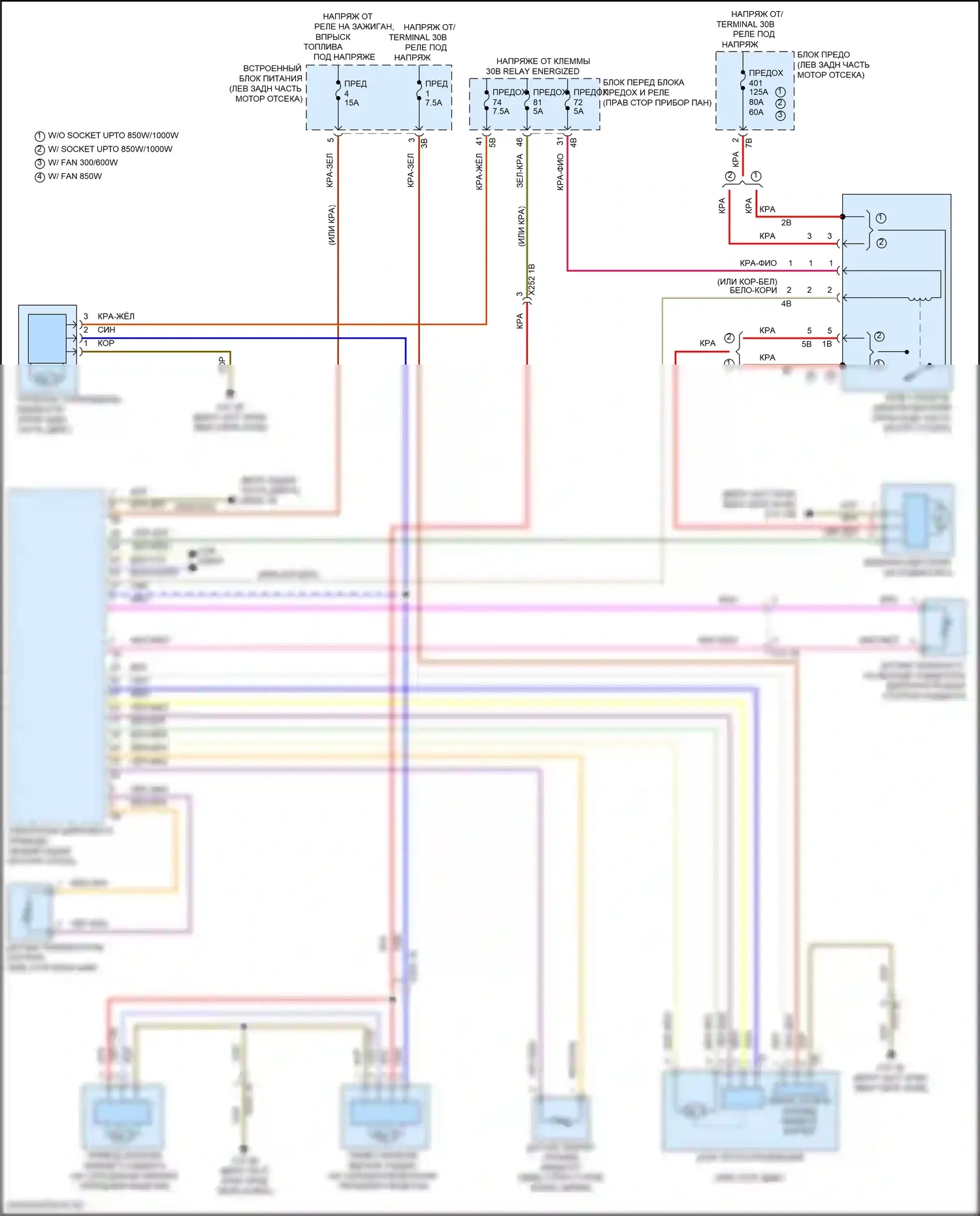 2 серия Gran Coupe BMW F44 (2019-2024): Электросхема вентилятора охлаждения 