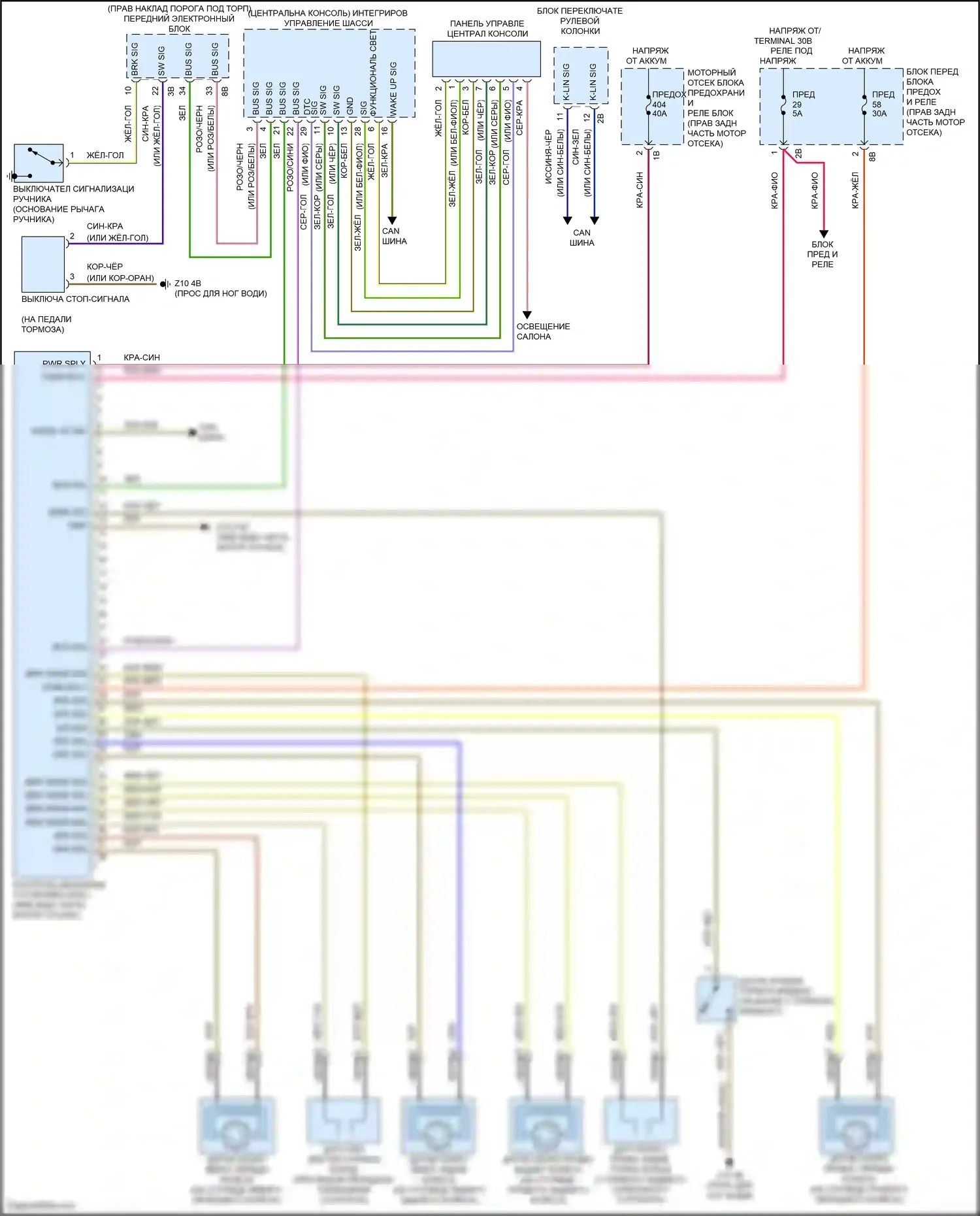 2 серия BMW F22/F23 рестайлинг (2017-2021): Антиблокировочная система abs электросхема 