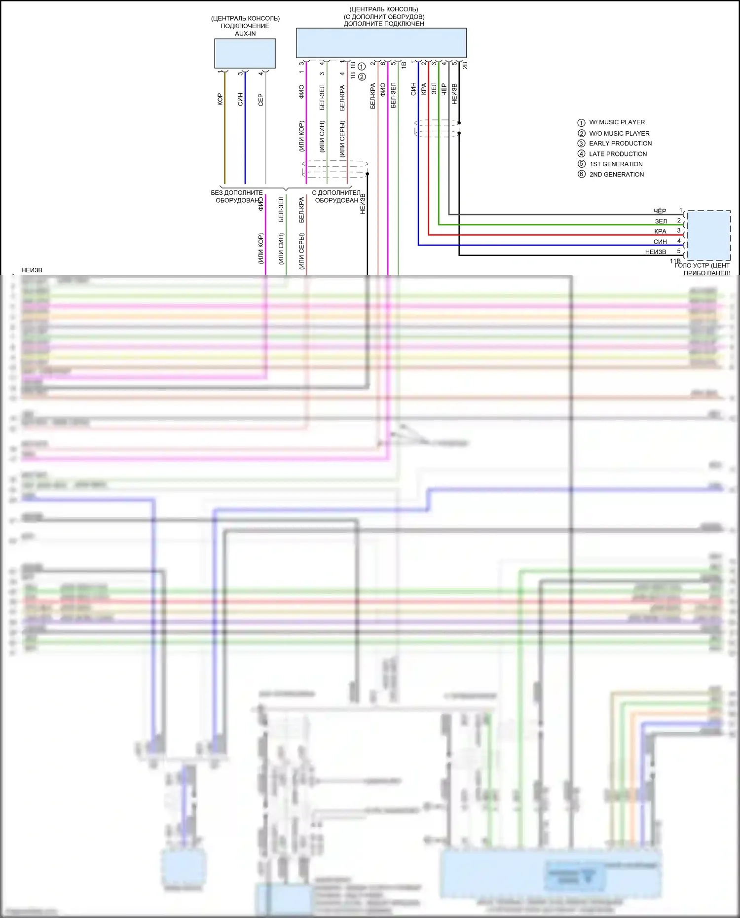2 серия BMW F22/F23 рестайлинг (2017-2021): Электросхема навигации, с hifi магнитолы и активное звуковое оформление (3 из 6) 