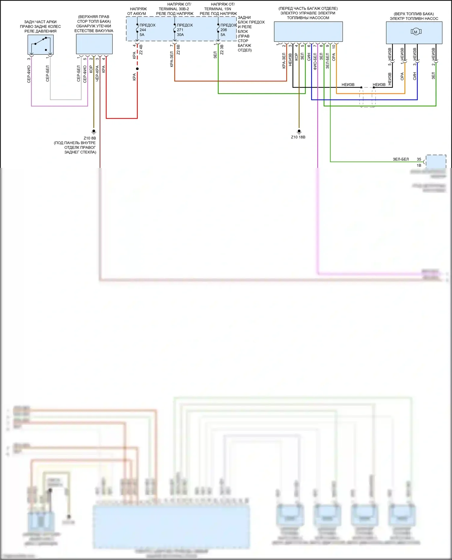 2 серия BMW G42 (2021-2024): Электросхема двигателя 2.0л турбо (5 из 6) 