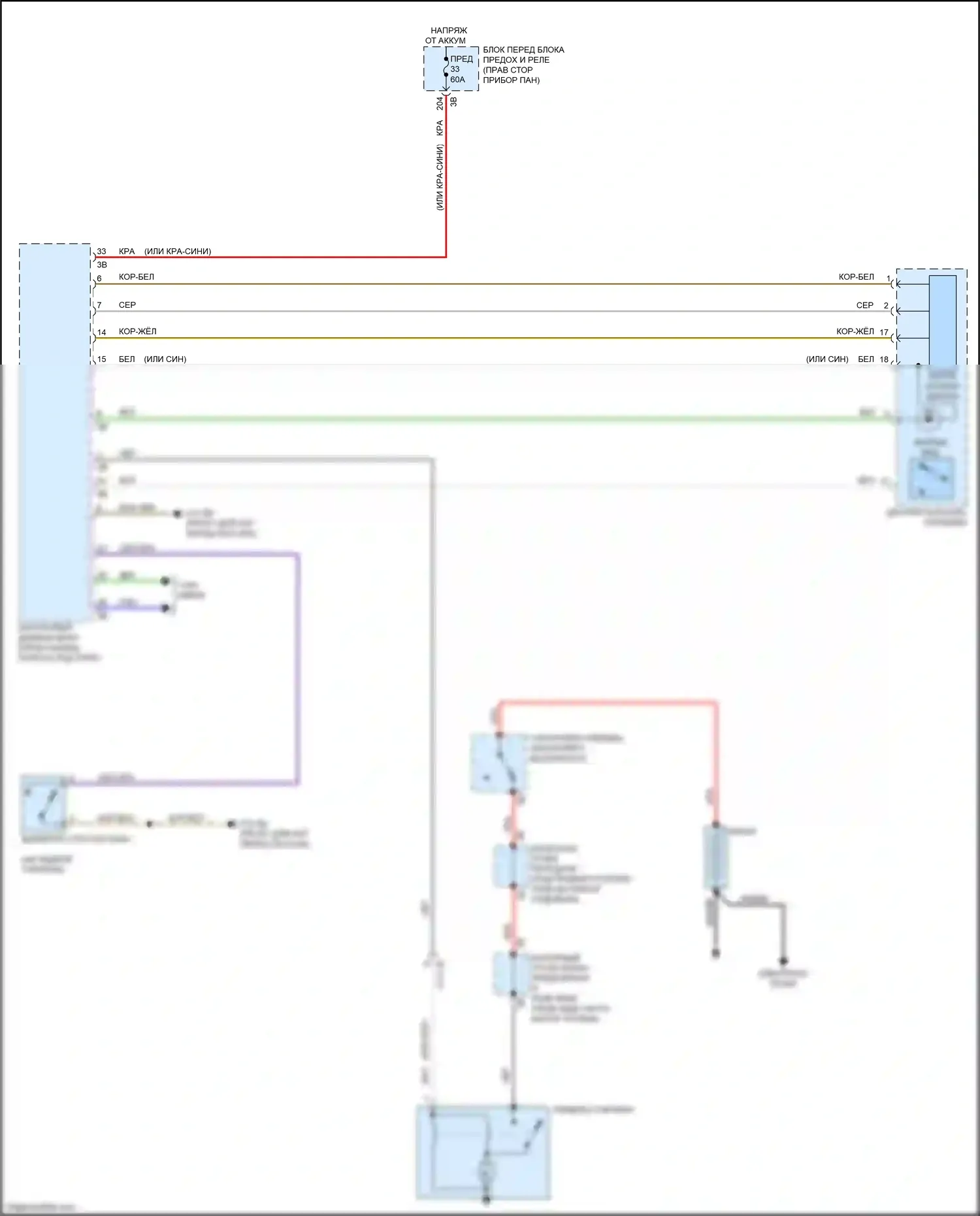 2 серия BMW G42 (2021-2024): Электросхема стартера 