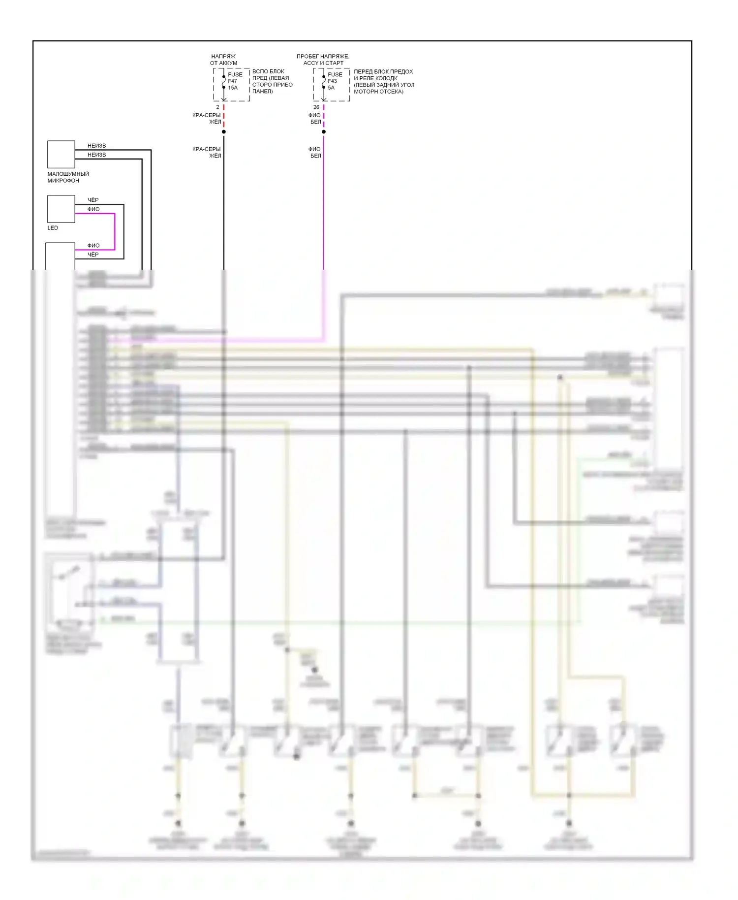 3 серия BMW E36 (1990-2000): Электросхема защиты от взлома 