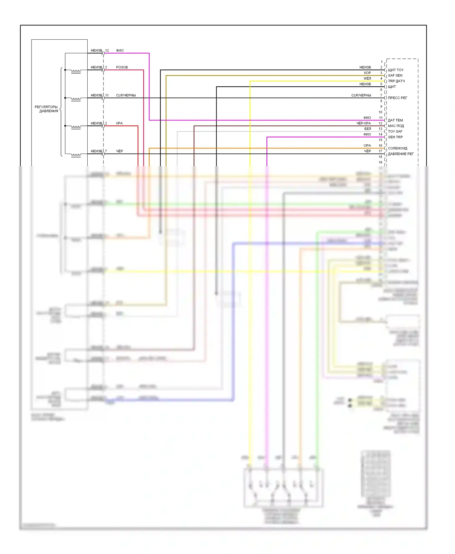 3 серия BMW E46 (1998-2003): Электросхема автоматической коробки передач (2 из 2) 