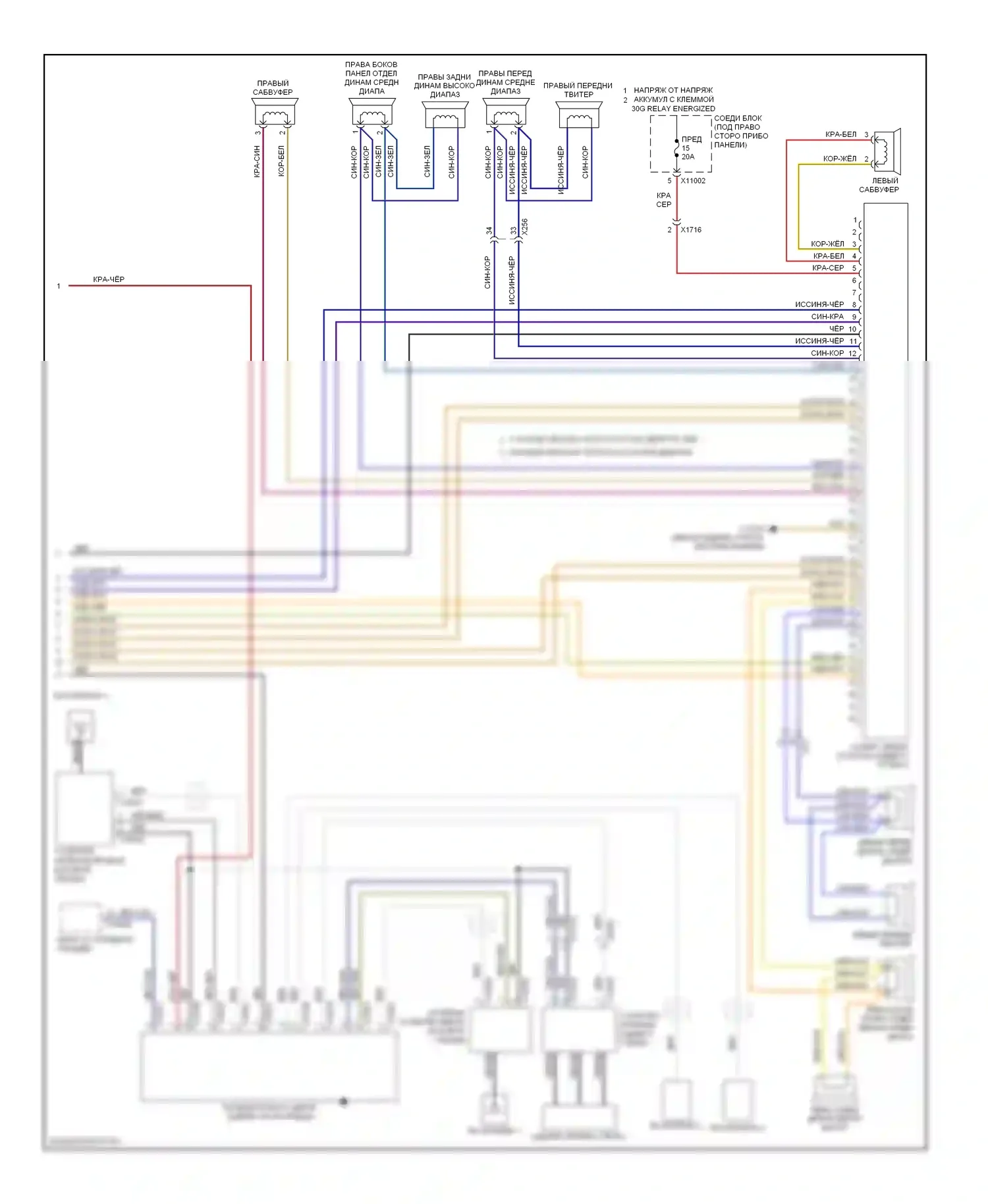 3 серия BMW E90/E91/E92/E93 рестайлинг (2008-2013): Электросхема навигации, кабриолет с ccc, m-ask и hifi radio (2 из 2) 