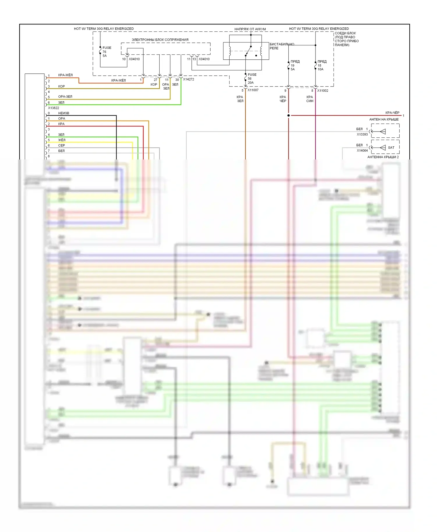 3 серия BMW E90/E91/E92/E93 (2005-2010): Магнитола электросхема, кабриолет без автомобильного компьютера, hifi магнитолы (1 из 2) 