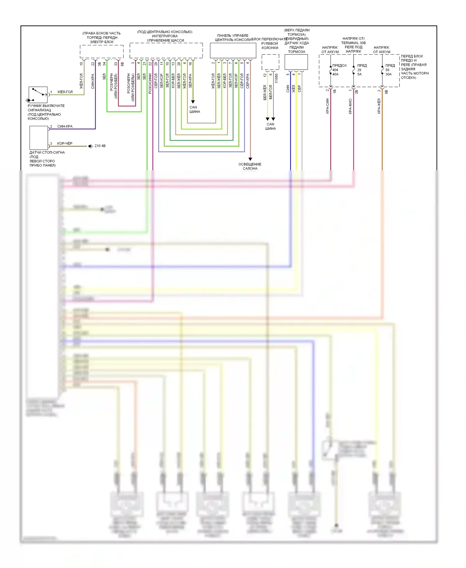 3 серия BMW F30/F31 (2011-2015): Антиблокировочная система abs электросхема 