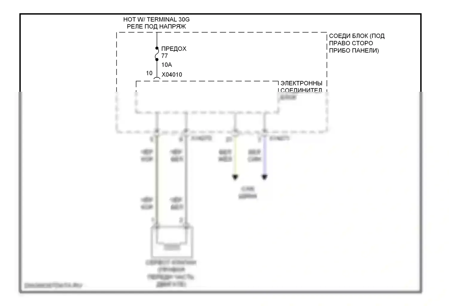3 серия BMW F30/F31 (2011-2015): Сервотронная электросхема 