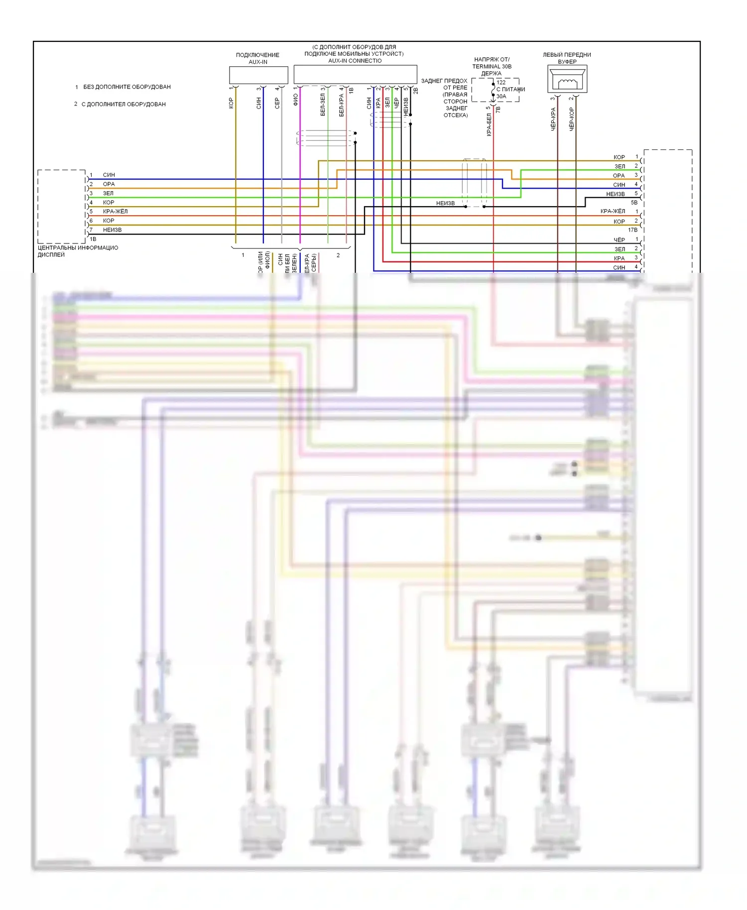 3 серия BMW F30/F31 (2011-2015): Электросхема навигации, с магнитолой hifi (3 из 3) 