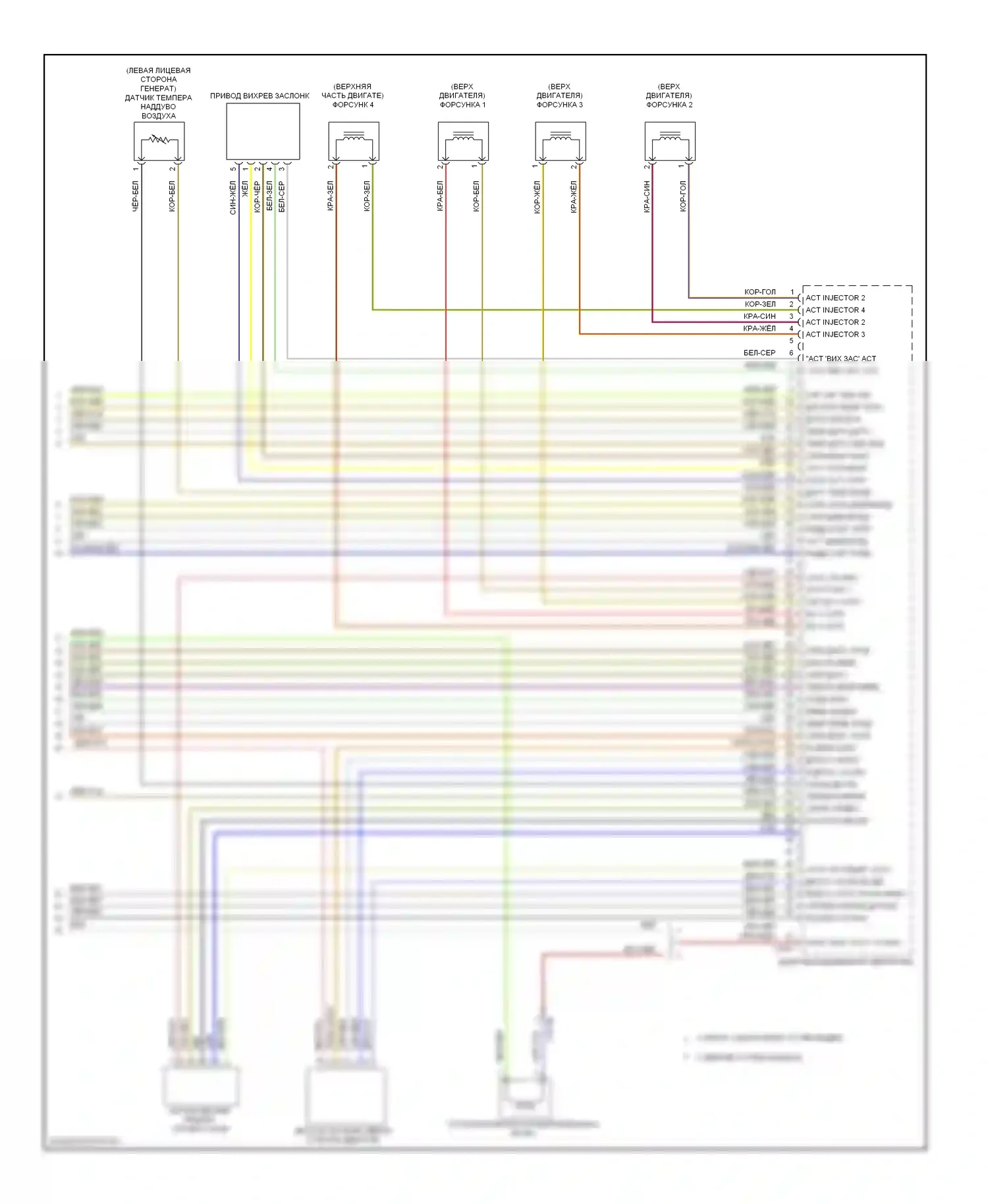 3 серия GT BMW F34 (2011-2016): Электросхема двигателя 2.0л турбо дизель (7 из 7) 