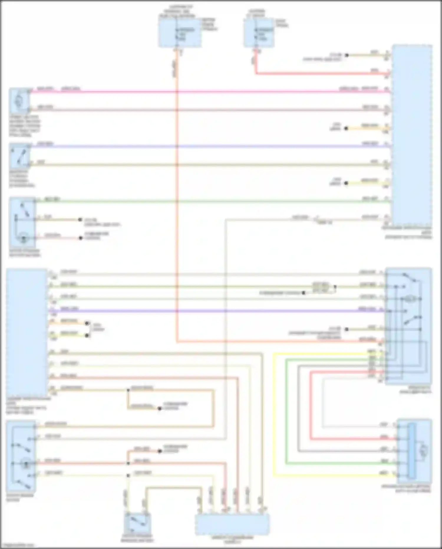 3 серия GT BMW F34 рестайлинг (2015-2020): Электросхема открытия багажника и лючка топливного бака 