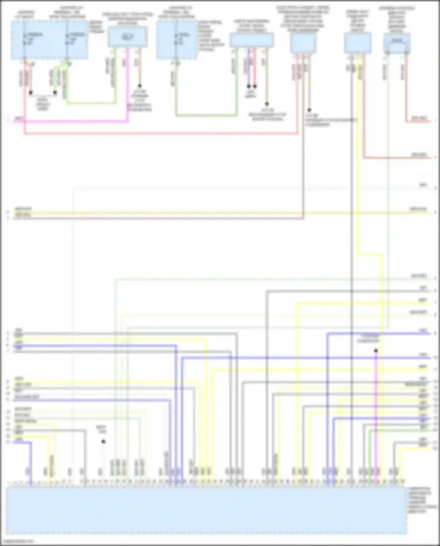 3 серия GT BMW F34 рестайлинг (2015-2020): Электросхема двигателя 3,0л турбо (2 из 6) 
