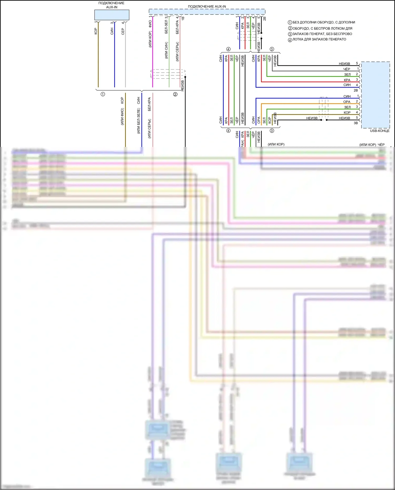 3 серия GT BMW F34 рестайлинг (2015-2020): Hifi электросхема магнитолы, без активного звукового оформления (6 из 7) 
