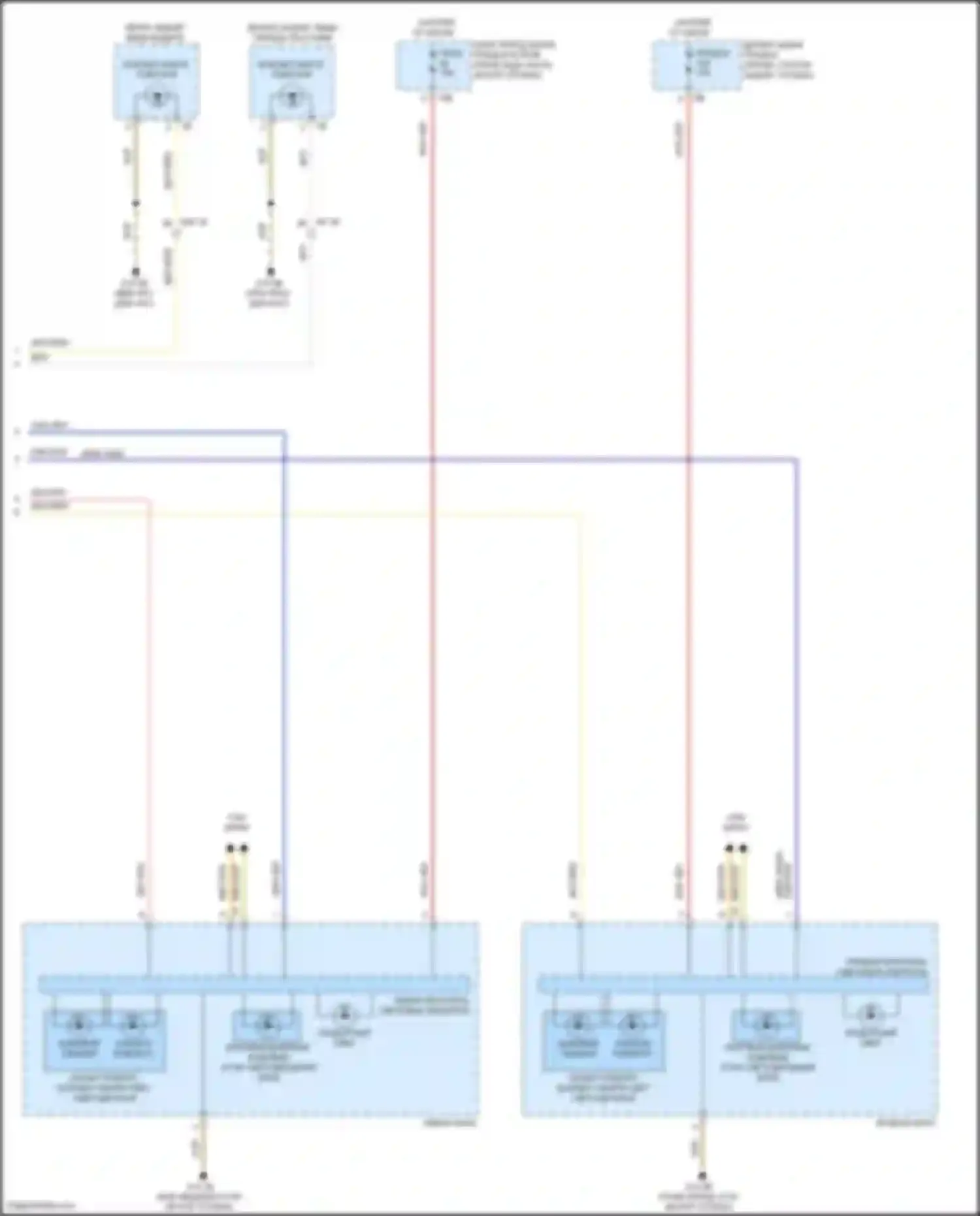 Электросхема подключения бело-желтого провода для BMW 3 серия GT F34 рестайлинг (2015-2020)