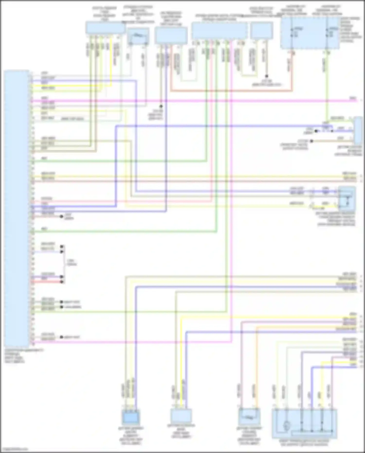 Электросхема подключения белого провода для BMW 3 серия GT F34 рестайлинг (2015-2020)