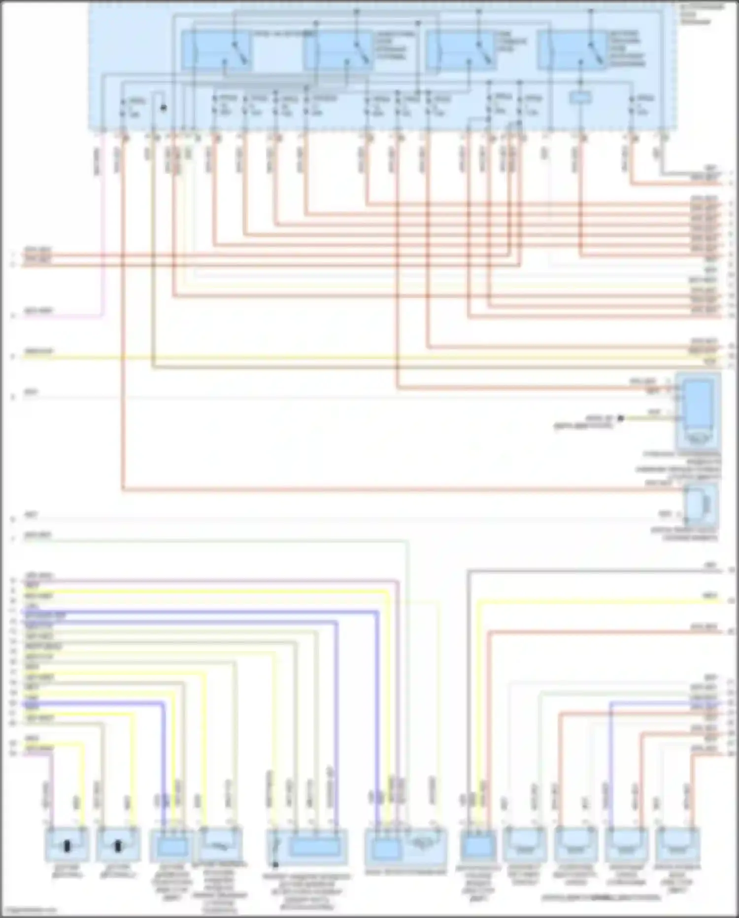 Электросхема подключения белого провода для BMW 3 серия GT F34 рестайлинг (2015-2020)