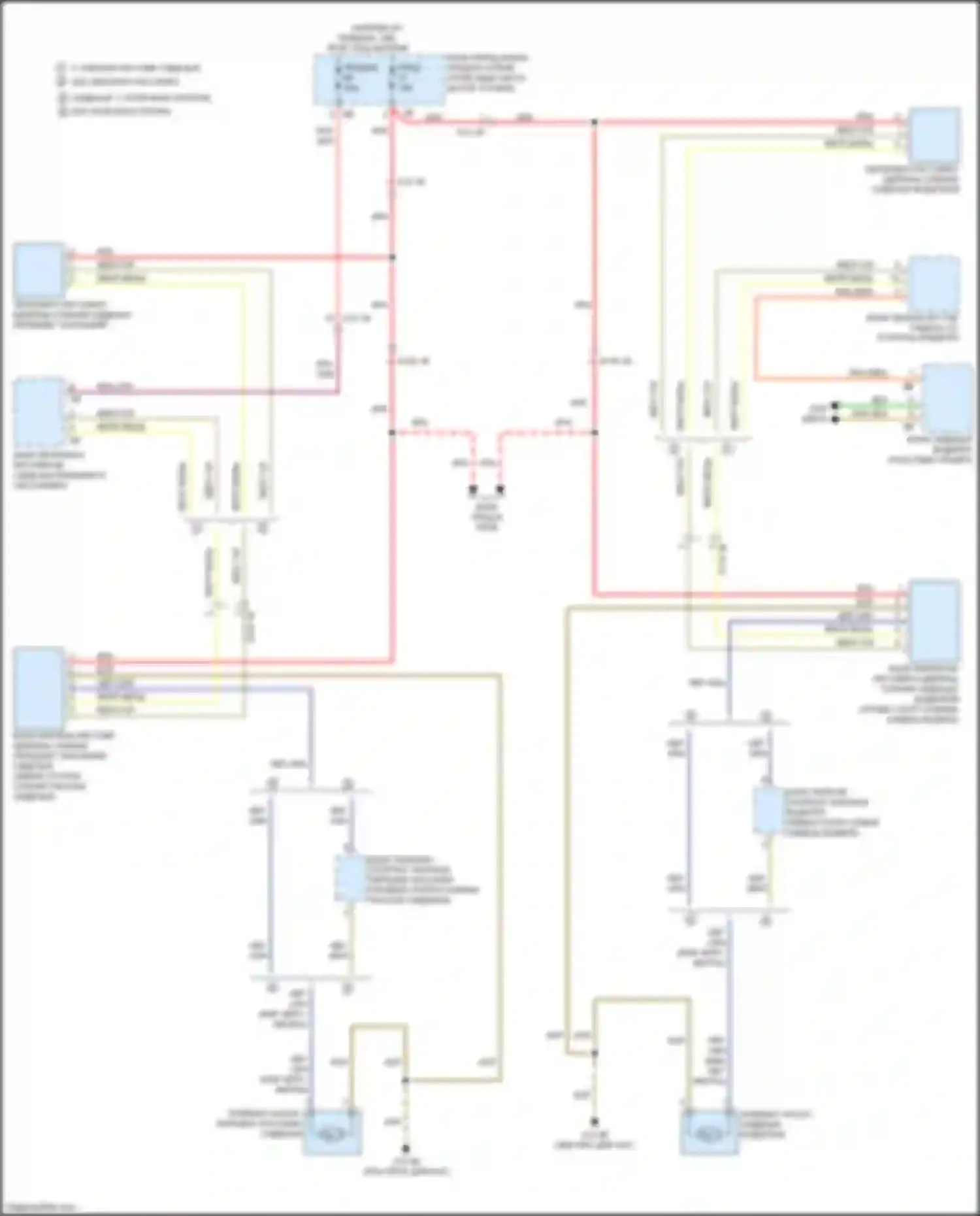 Электросхема подключения белого провода для BMW 3 серия GT F34 рестайлинг (2015-2020)