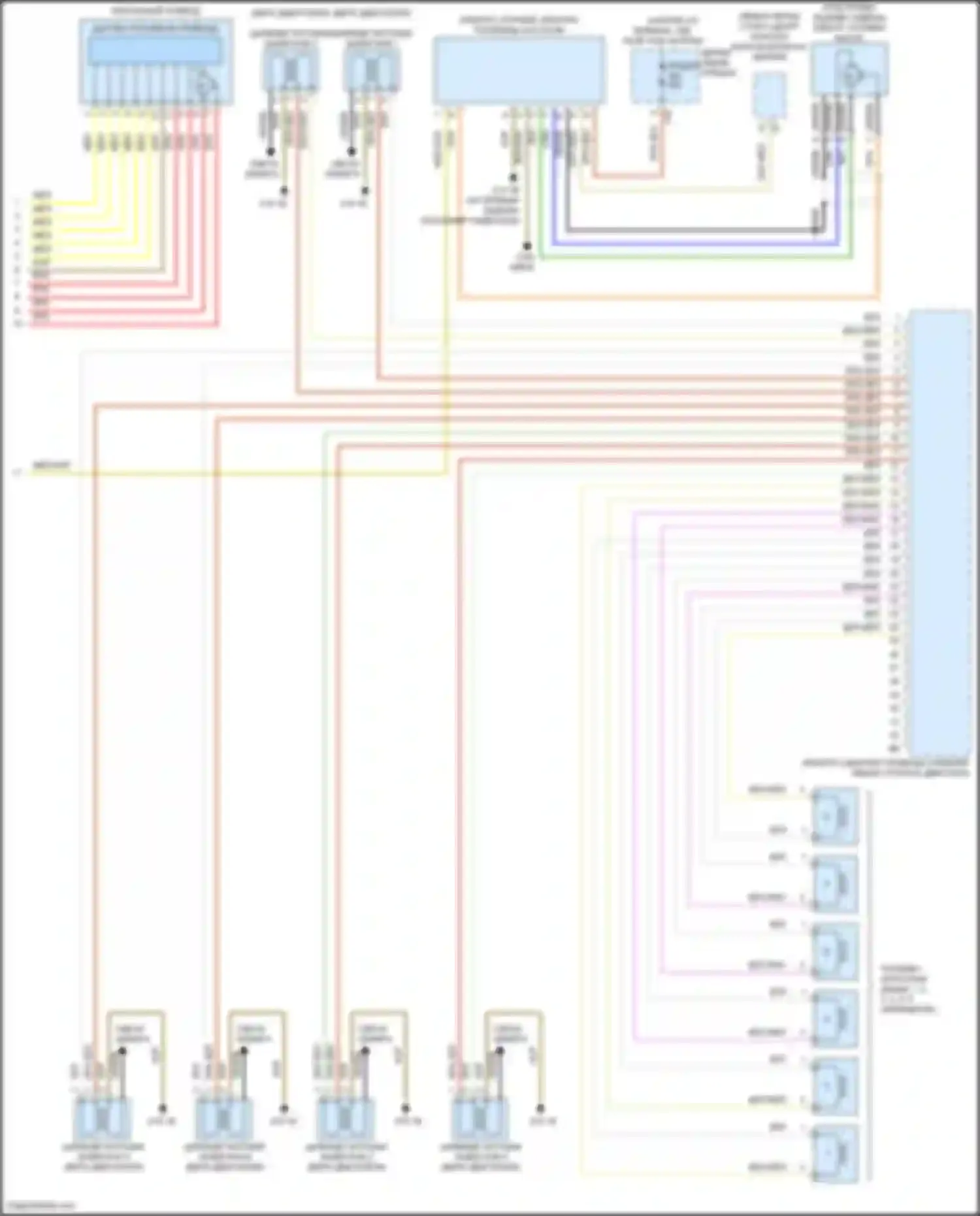 Электросхема подключения белого провода для BMW 3 серия GT F34 рестайлинг (2015-2020)