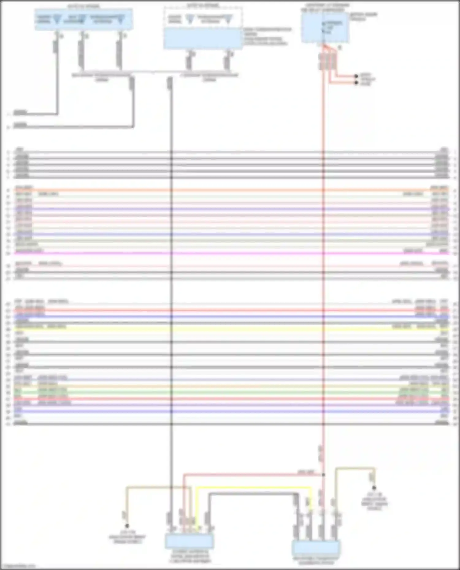 Электросхема подключения блока телематичёски связи для BMW 3 серия GT F34 рестайлинг (2015-2020)