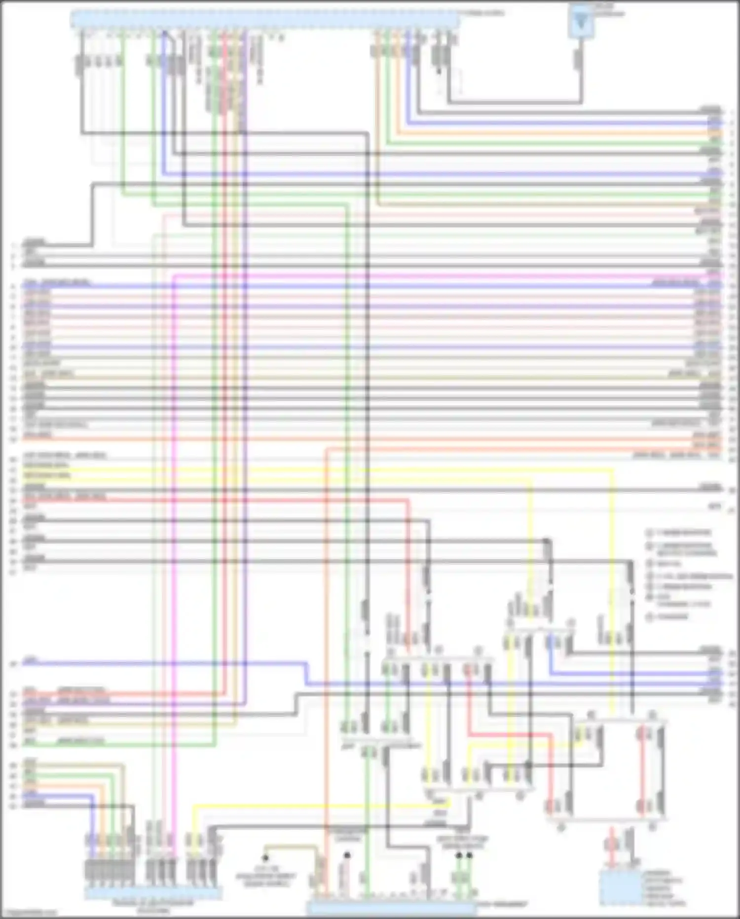 Электросхема подключения головного устройства для BMW 3 серия GT F34 рестайлинг (2015-2020)