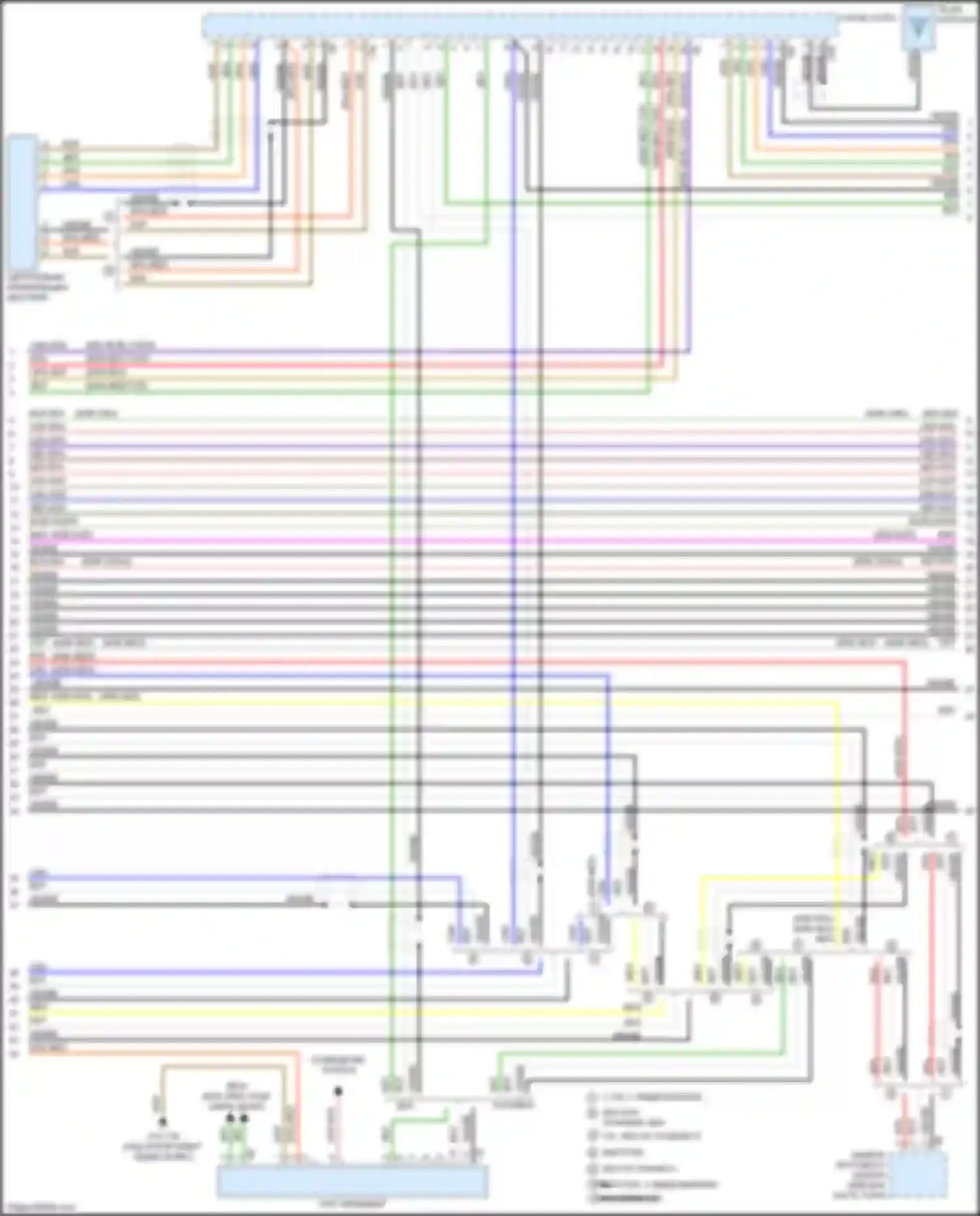 Электросхема подключения камеры кругового обзора для BMW 3 серия GT F34 рестайлинг (2015-2020)