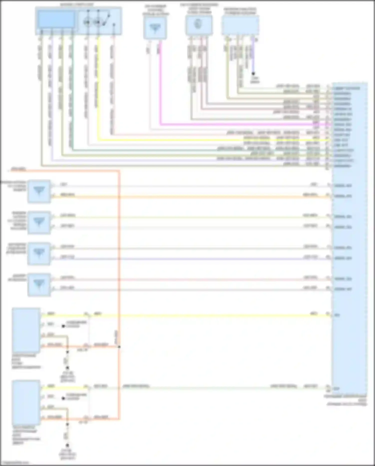 Электросхема подключения коричнево-черного провода для BMW 3 серия GT F34 рестайлинг (2015-2020)