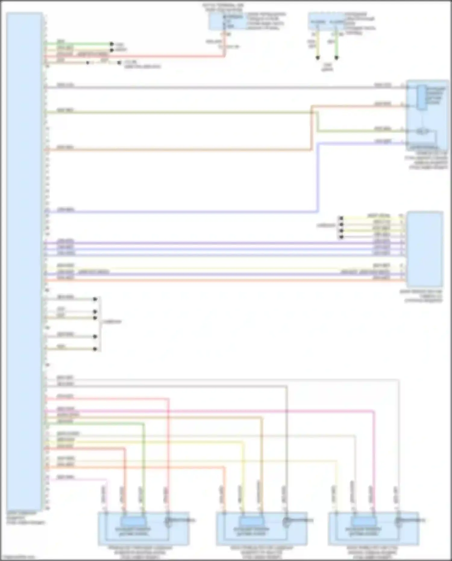 Электросхема подключения коричнево-красного провода для BMW 3 серия GT F34 рестайлинг (2015-2020)