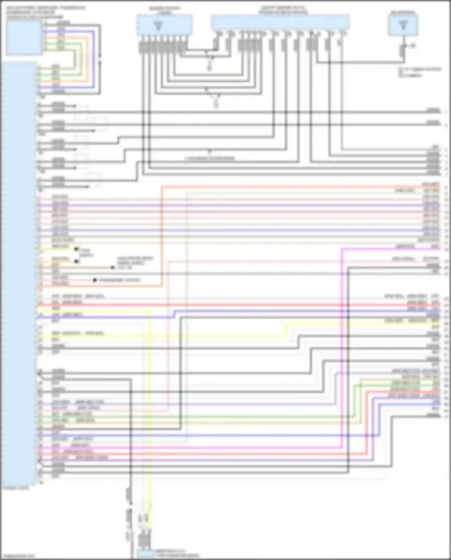 Электросхема подключения коричневого провода для BMW 3 серия GT F34 рестайлинг (2015-2020)