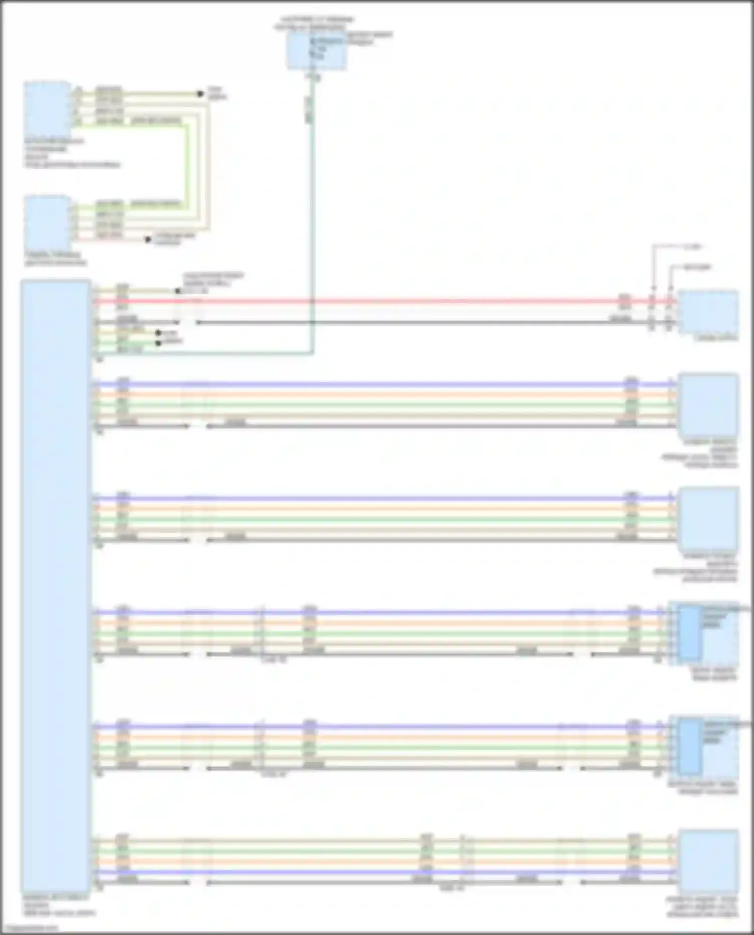 Электросхема подключения коричневого провода для BMW 3 серия GT F34 рестайлинг (2015-2020)