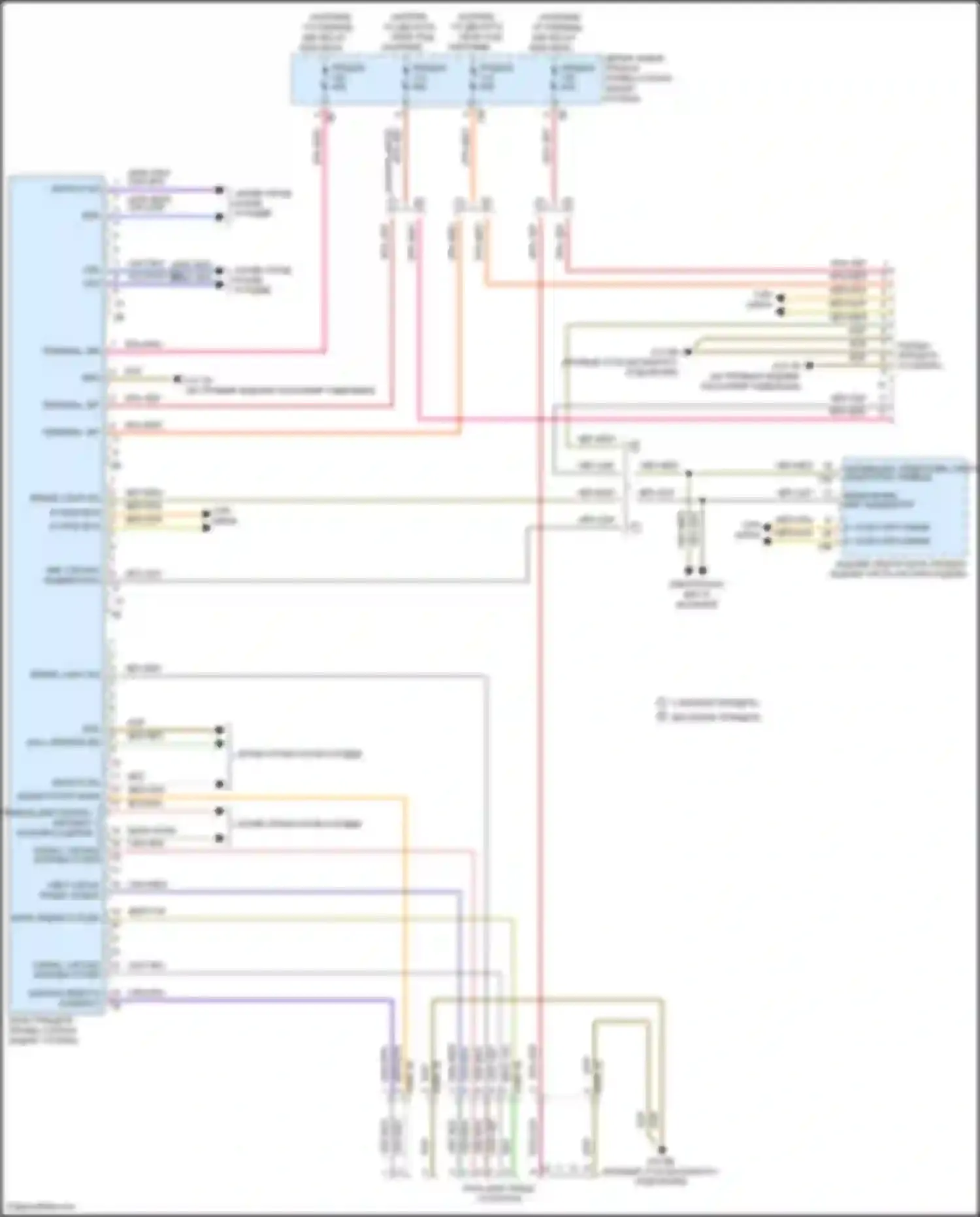 Электросхема подключения коричневого провода для BMW 3 серия GT F34 рестайлинг (2015-2020)