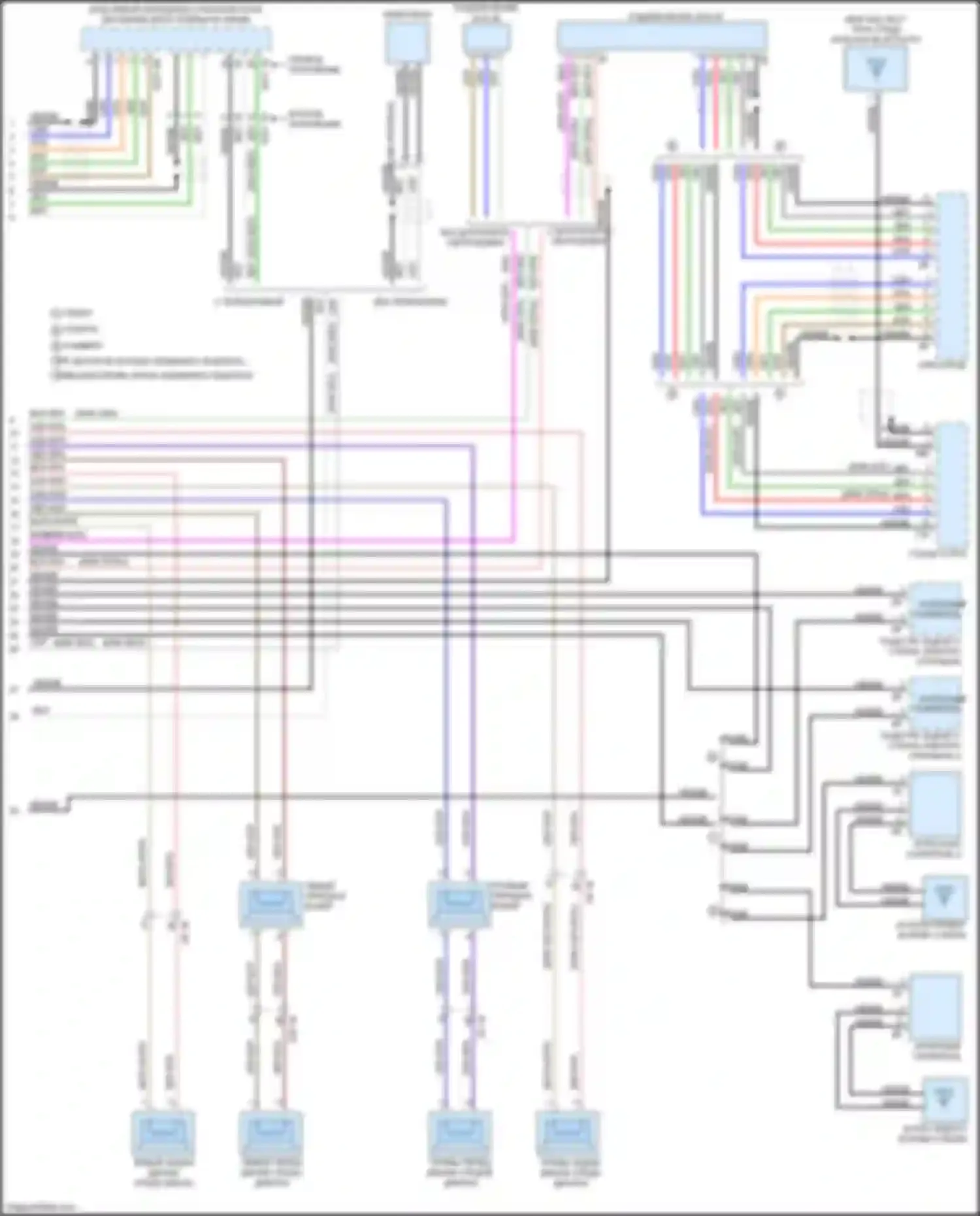 Электросхема подключения коричневого провода для BMW 3 серия GT F34 рестайлинг (2015-2020)