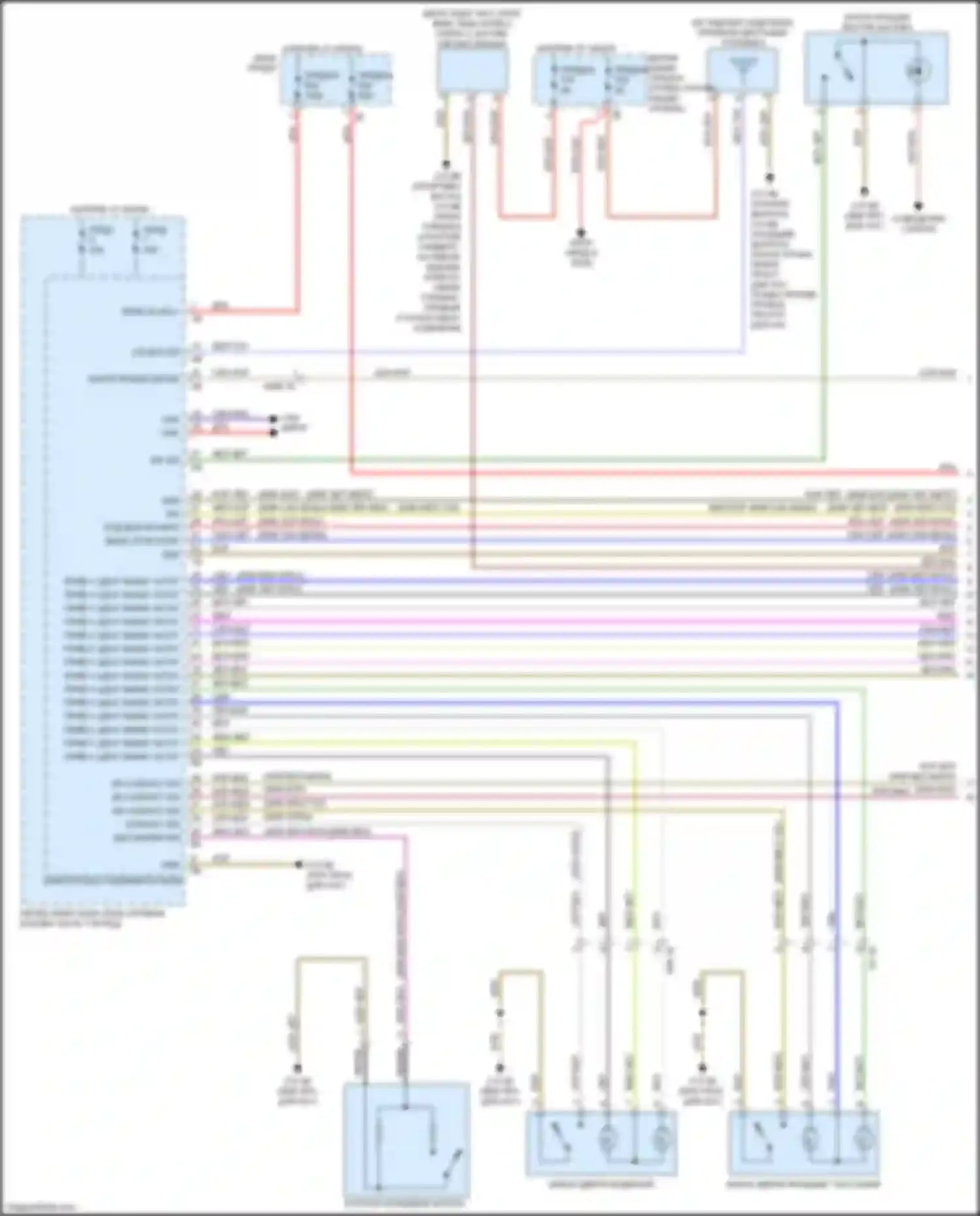 Электросхема подключения красно-серого провода для BMW 3 серия GT F34 рестайлинг (2015-2020)