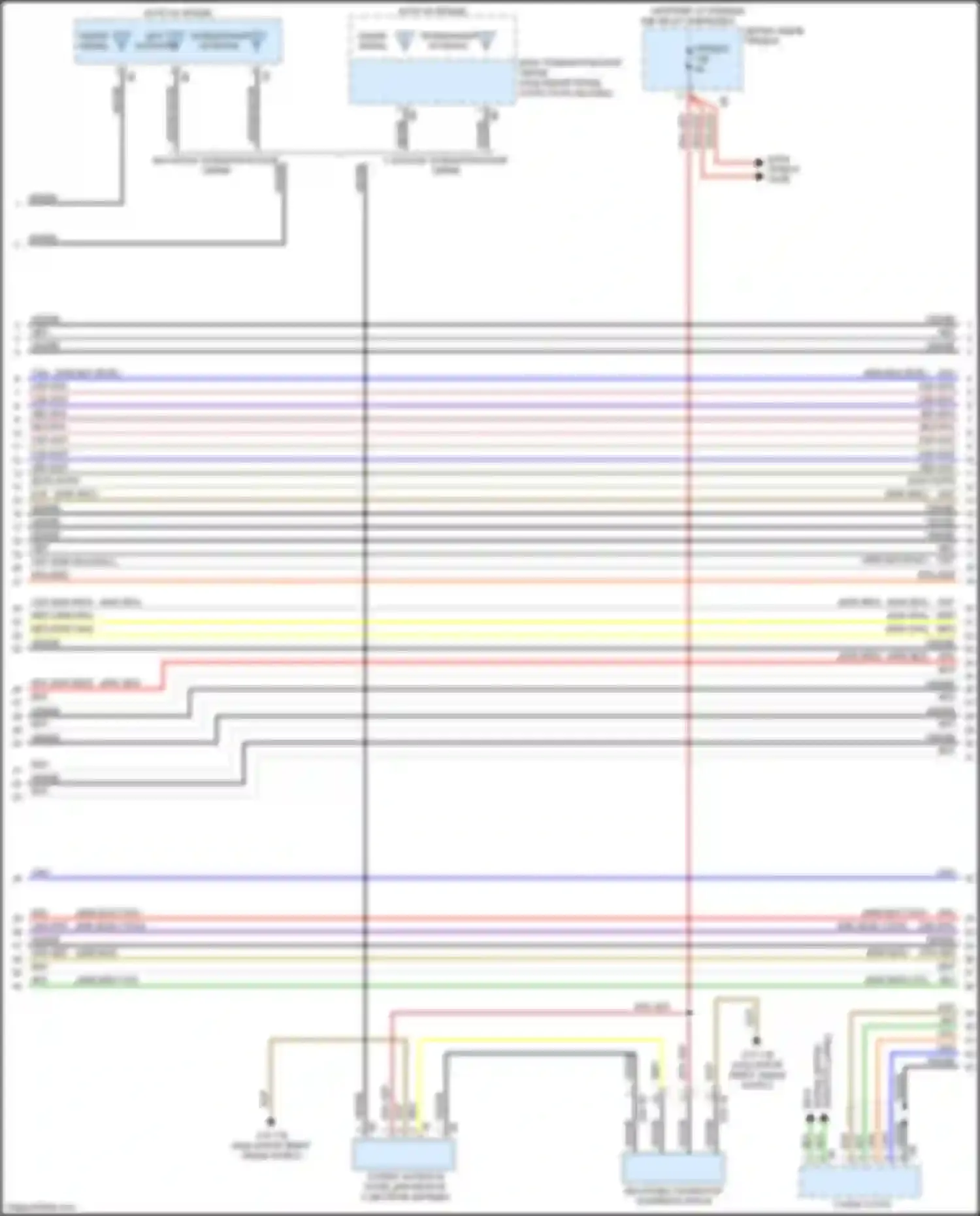 Электросхема подключения красного провода для BMW 3 серия GT F34 рестайлинг (2015-2020)