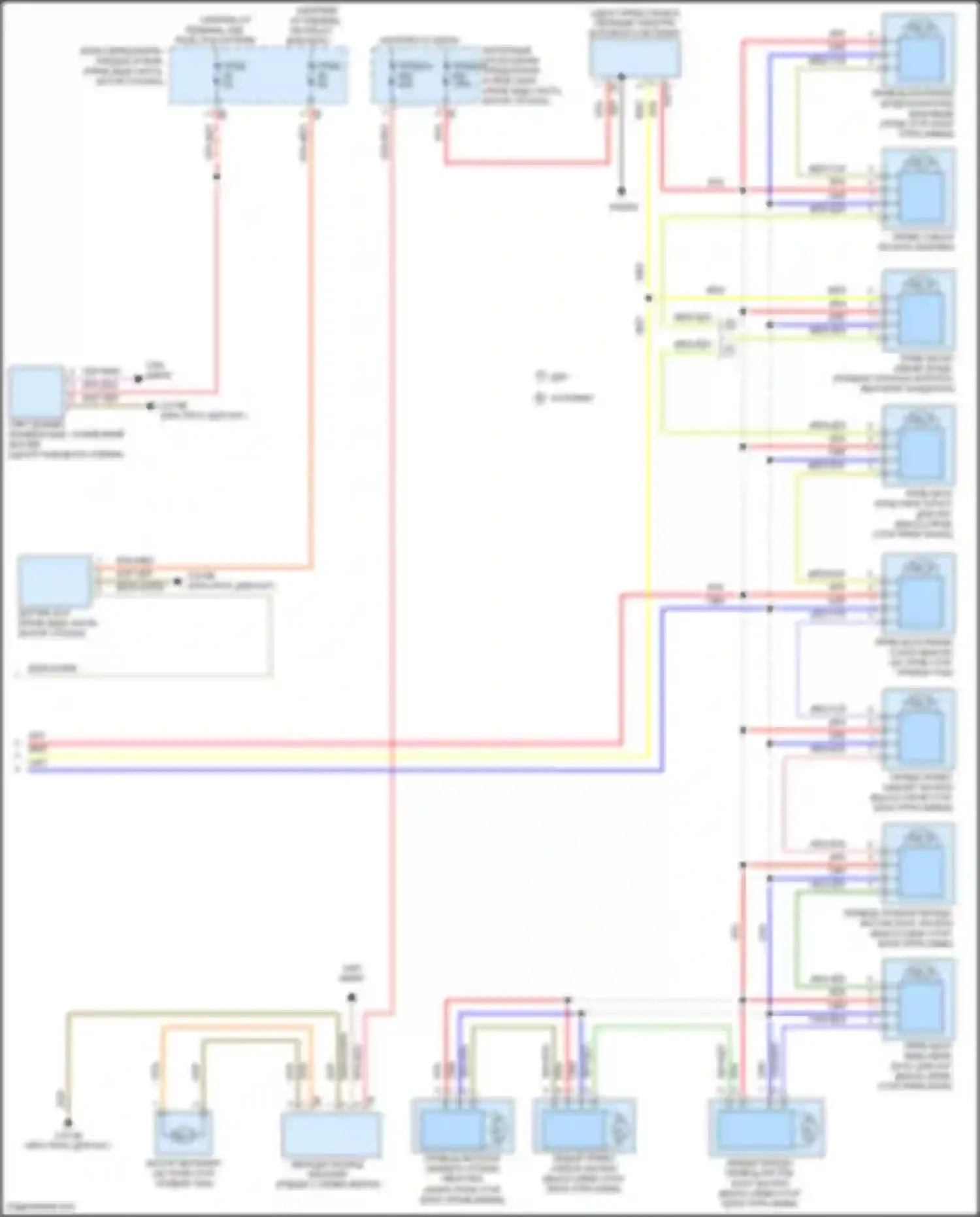 Электросхема подключения напряжения от аккумулятора для BMW 3 серия GT F34 рестайлинг (2015-2020)