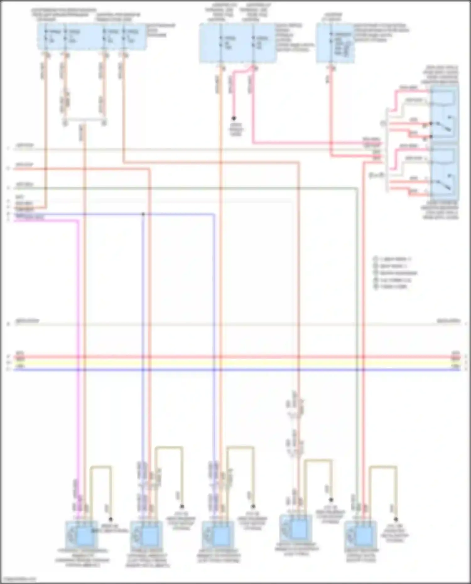 Электросхема подключения насоса охлаждающей жидкости интеркулера для BMW 3 серия GT F34 рестайлинг (2015-2020)
