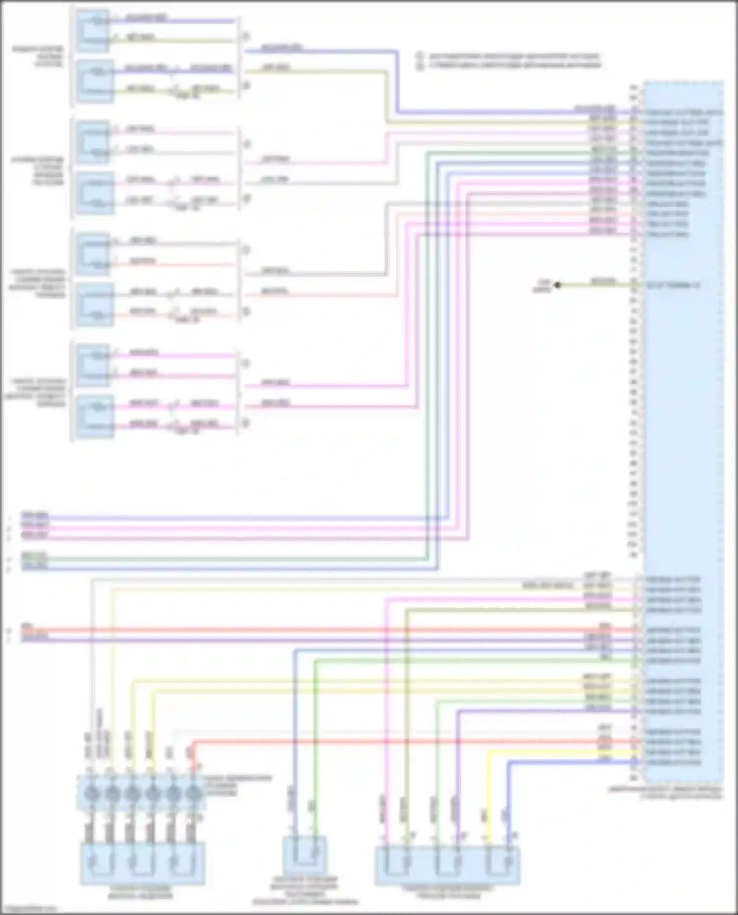 Электросхема подключения натяжителя ремня 'act' отр. для BMW 3 серия GT F34 рестайлинг (2015-2020)