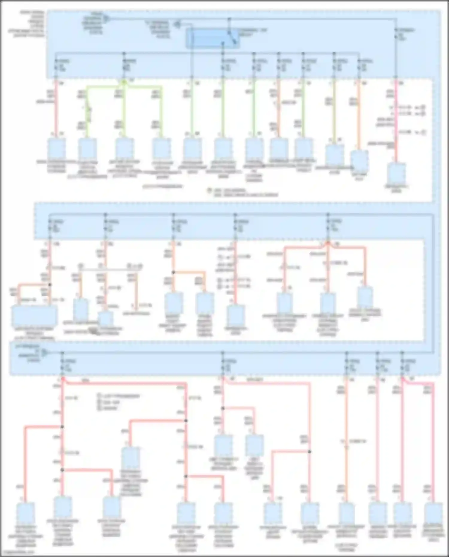 Электросхема подключения передаточного блока для BMW 3 серия GT F34 рестайлинг (2015-2020)