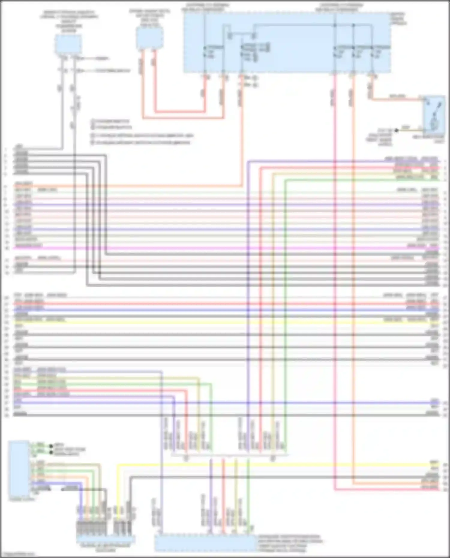 Электросхема подключения преобразователя постоянного тока в постоянного для BMW 3 серия GT F34 рестайлинг (2015-2020)