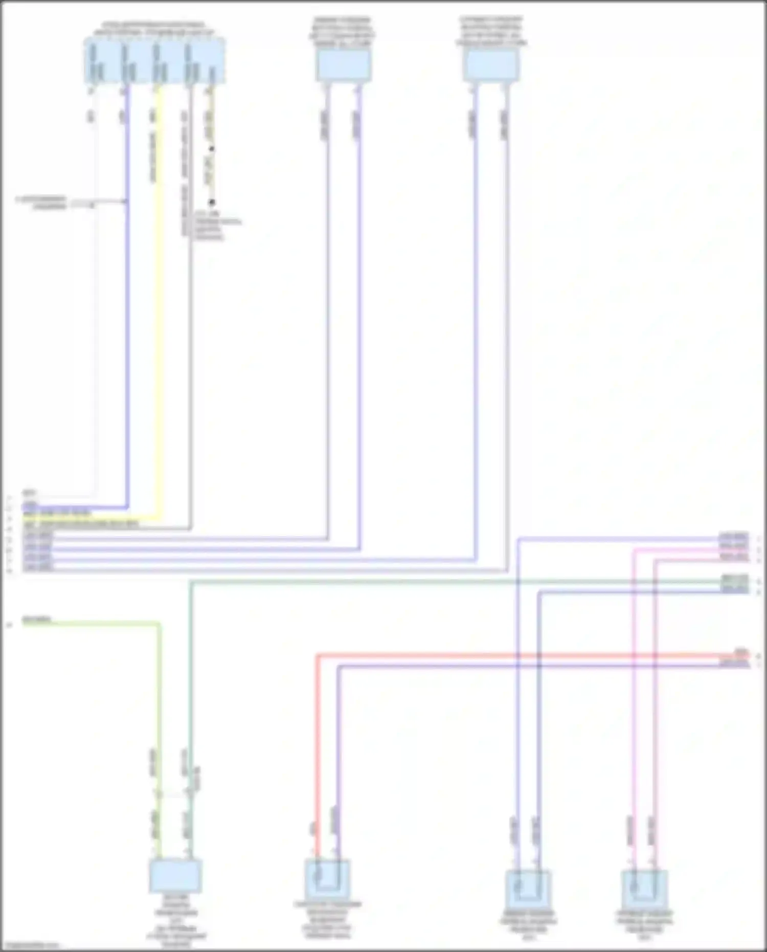 Электросхема подключения с дополнительных опций для BMW 3 серия GT F34 рестайлинг (2015-2020)