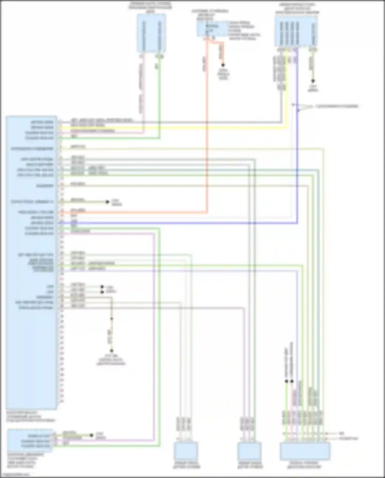 Электросхема подключения серо-белого провода для BMW 3 серия GT F34 рестайлинг (2015-2020)