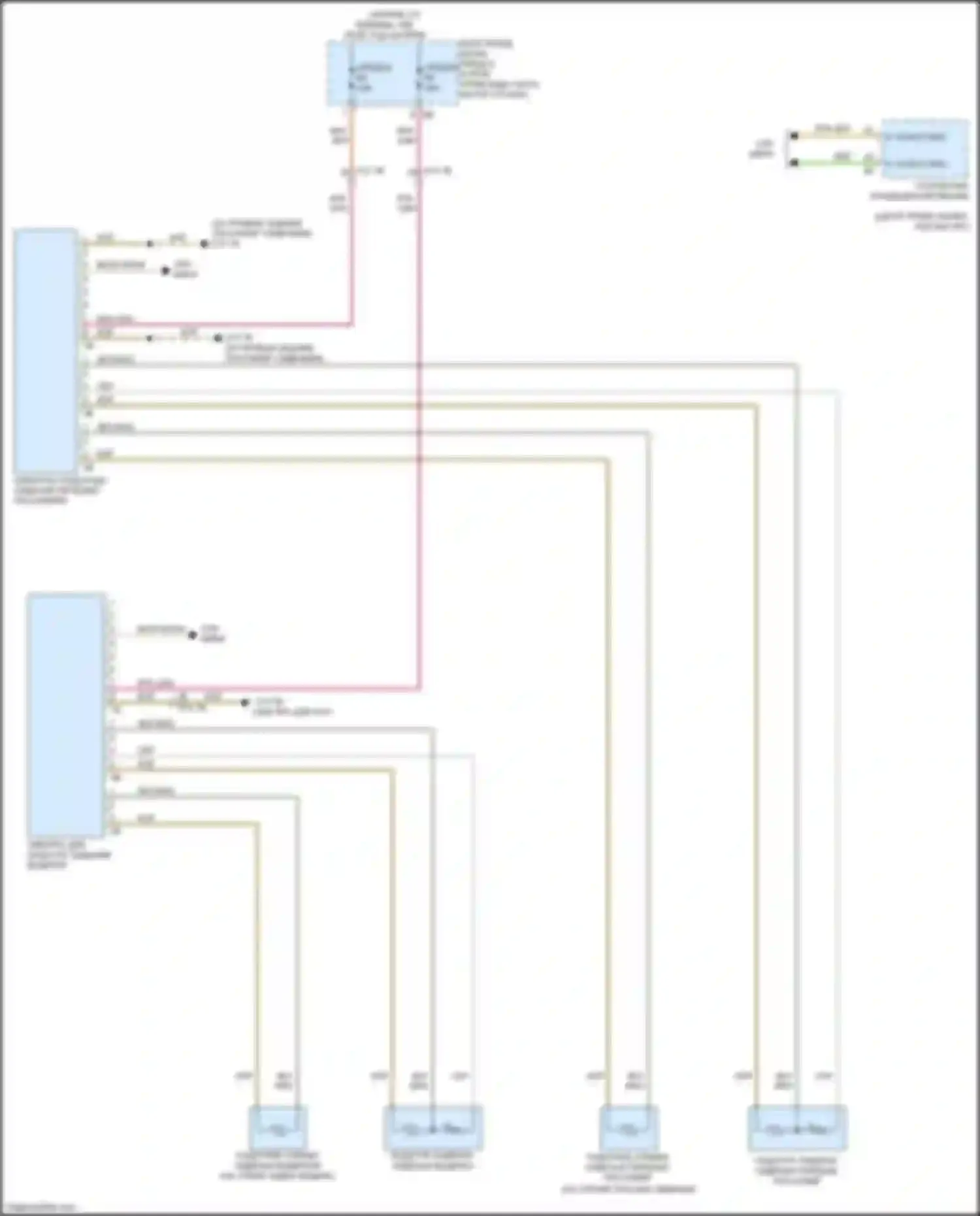 Электросхема подключения зелёного провода для BMW 3 серия GT F34 рестайлинг (2015-2020)