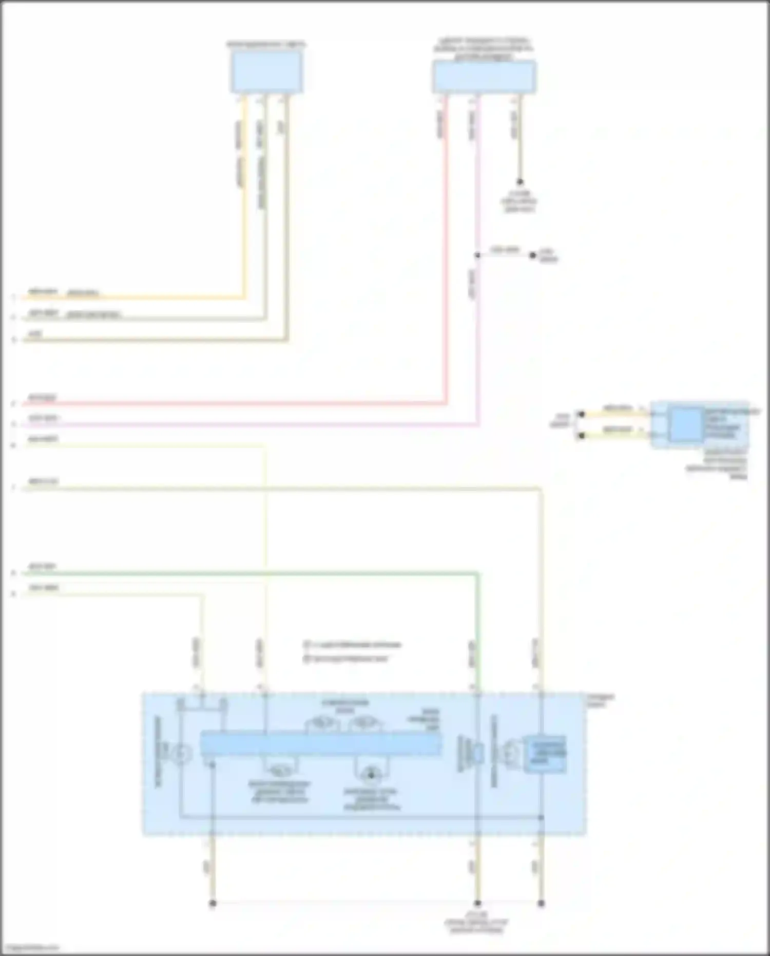 Электросхема подключения желто-коричневого провода для BMW 3 серия GT F34 рестайлинг (2015-2020)